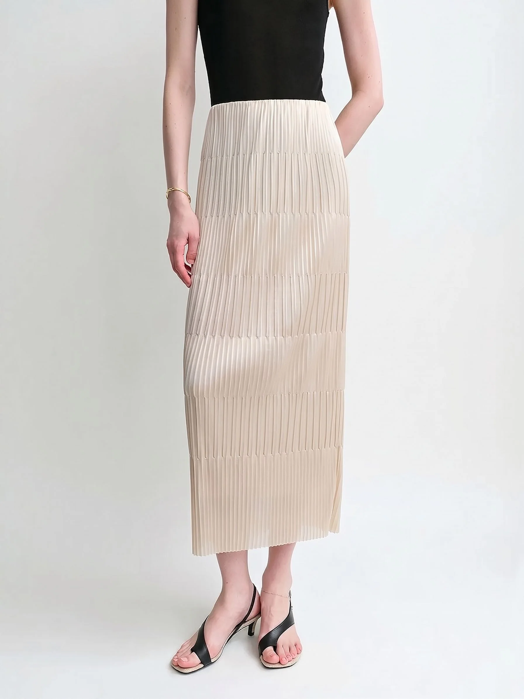 Pleated Tie-Waist Top - Image 10