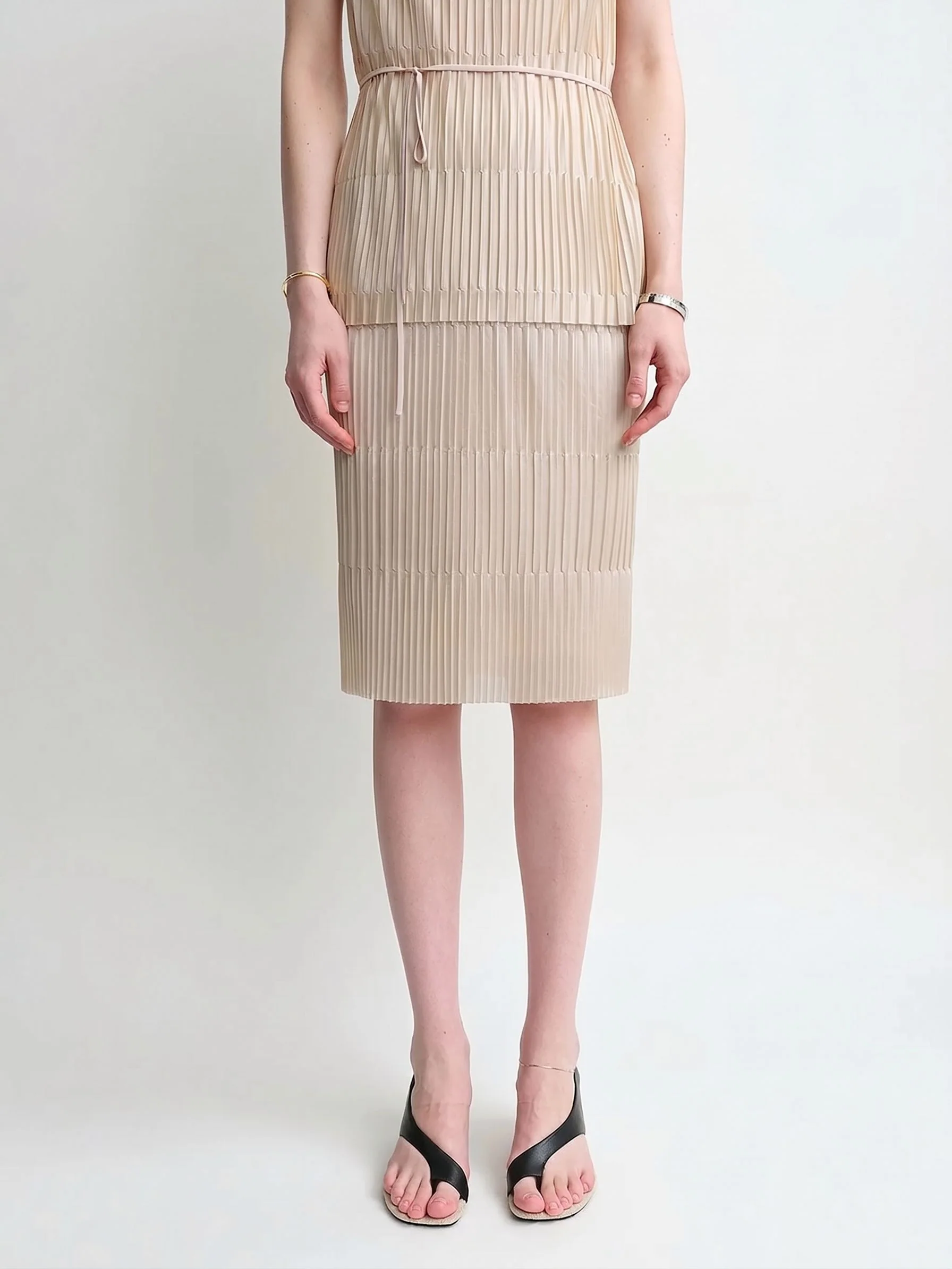 Pleated Tie-Waist Top - Image 8