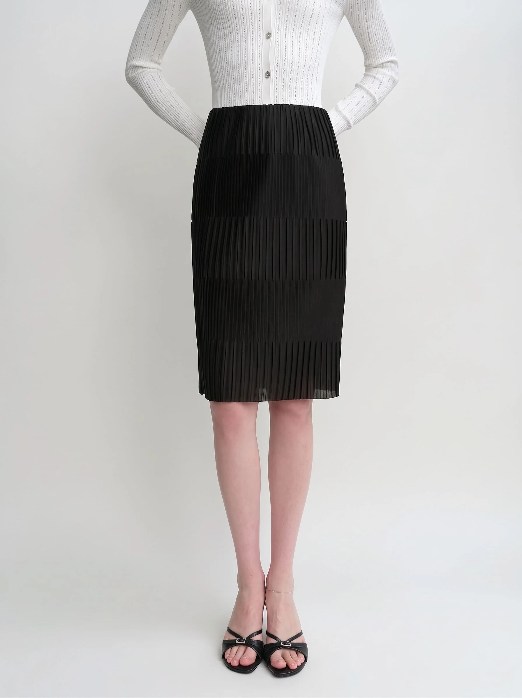 Pleated Tie-Waist Top - Image 9