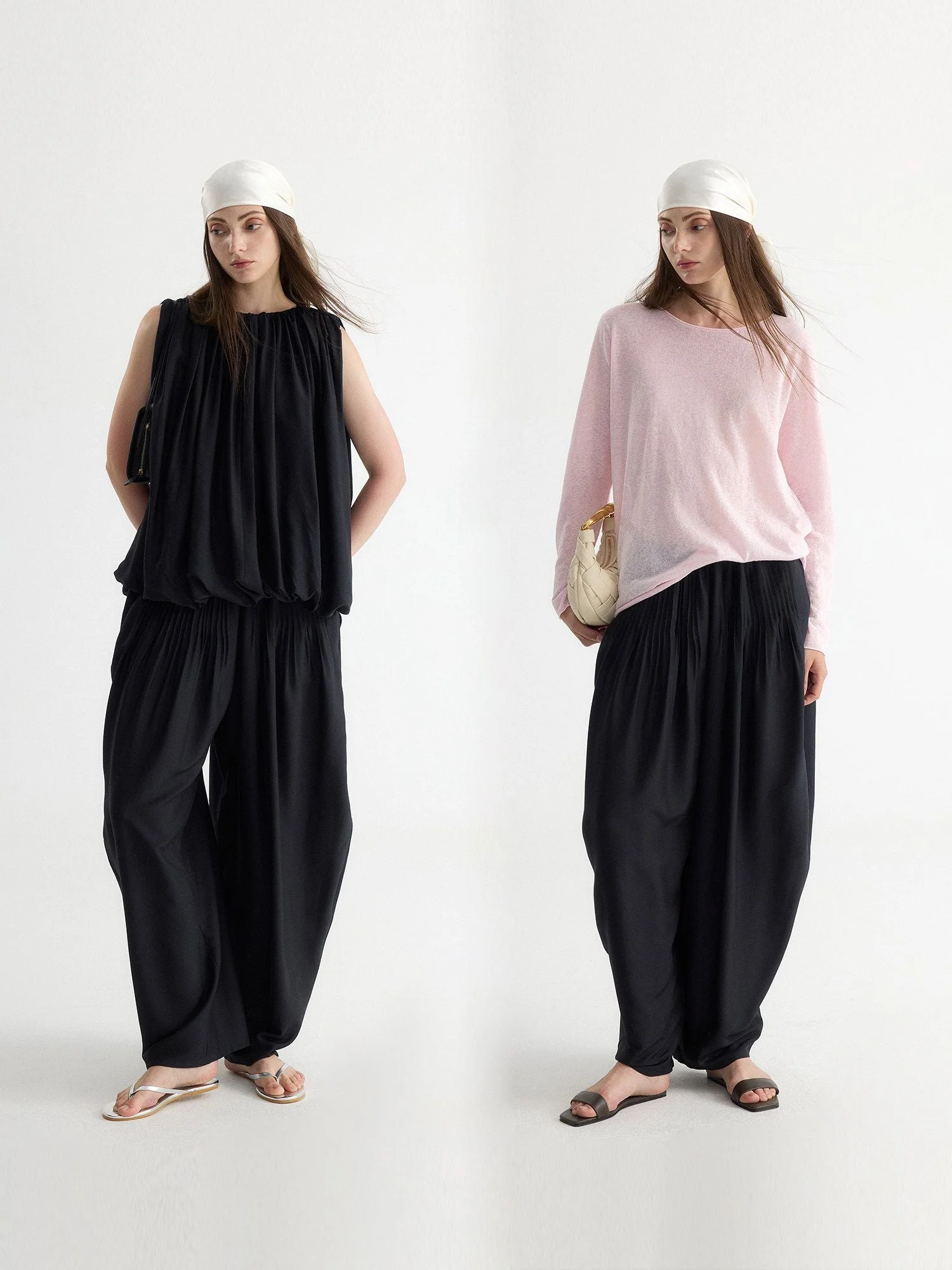 Pleated Two-Piece Set - Image 4