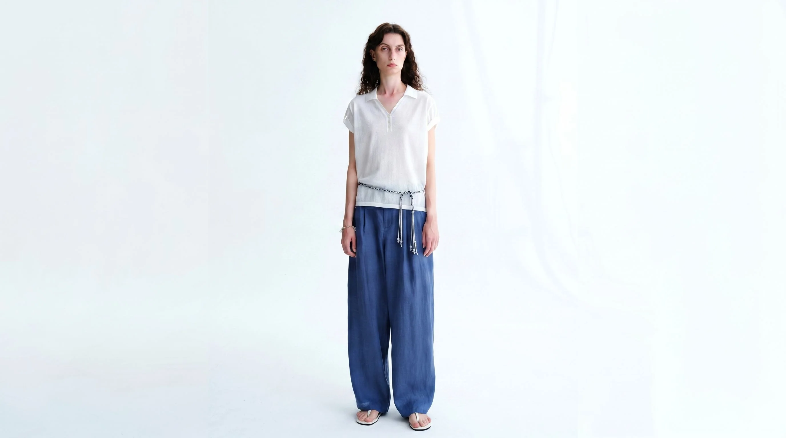 Pleated Wide-Leg Pants - Image 2