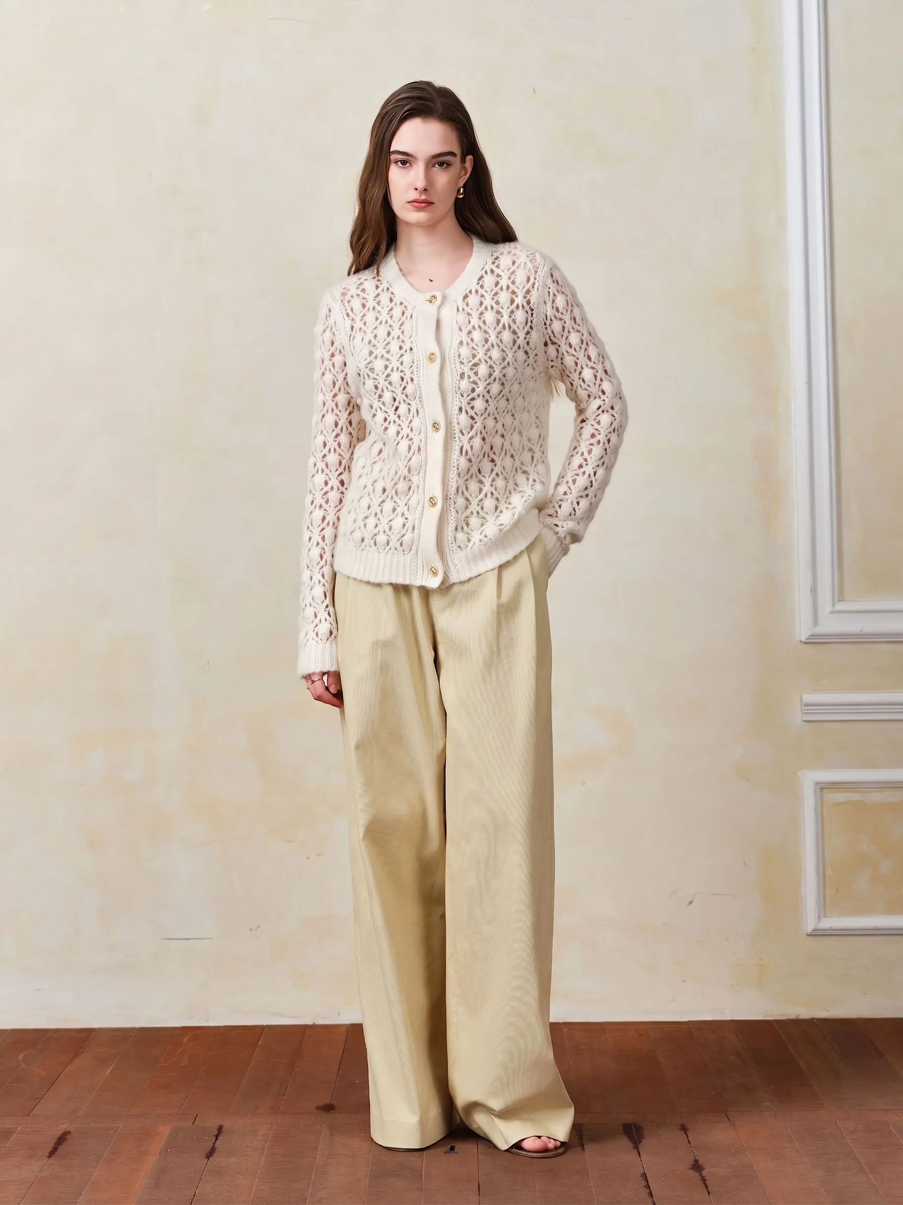 Pleated Wide-Leg Pants - Image 3