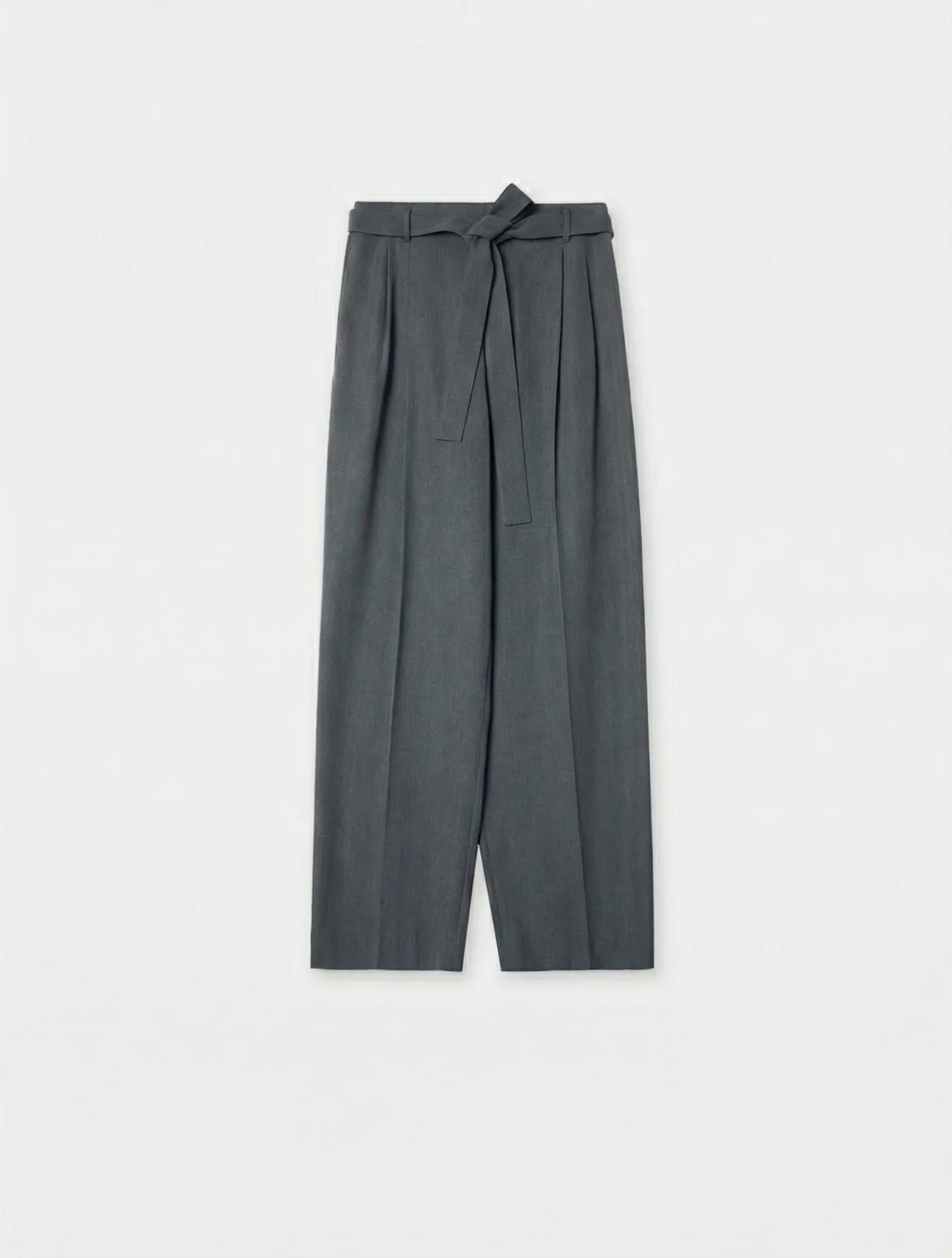 Pleated Wide-Leg Trousers - Image 6