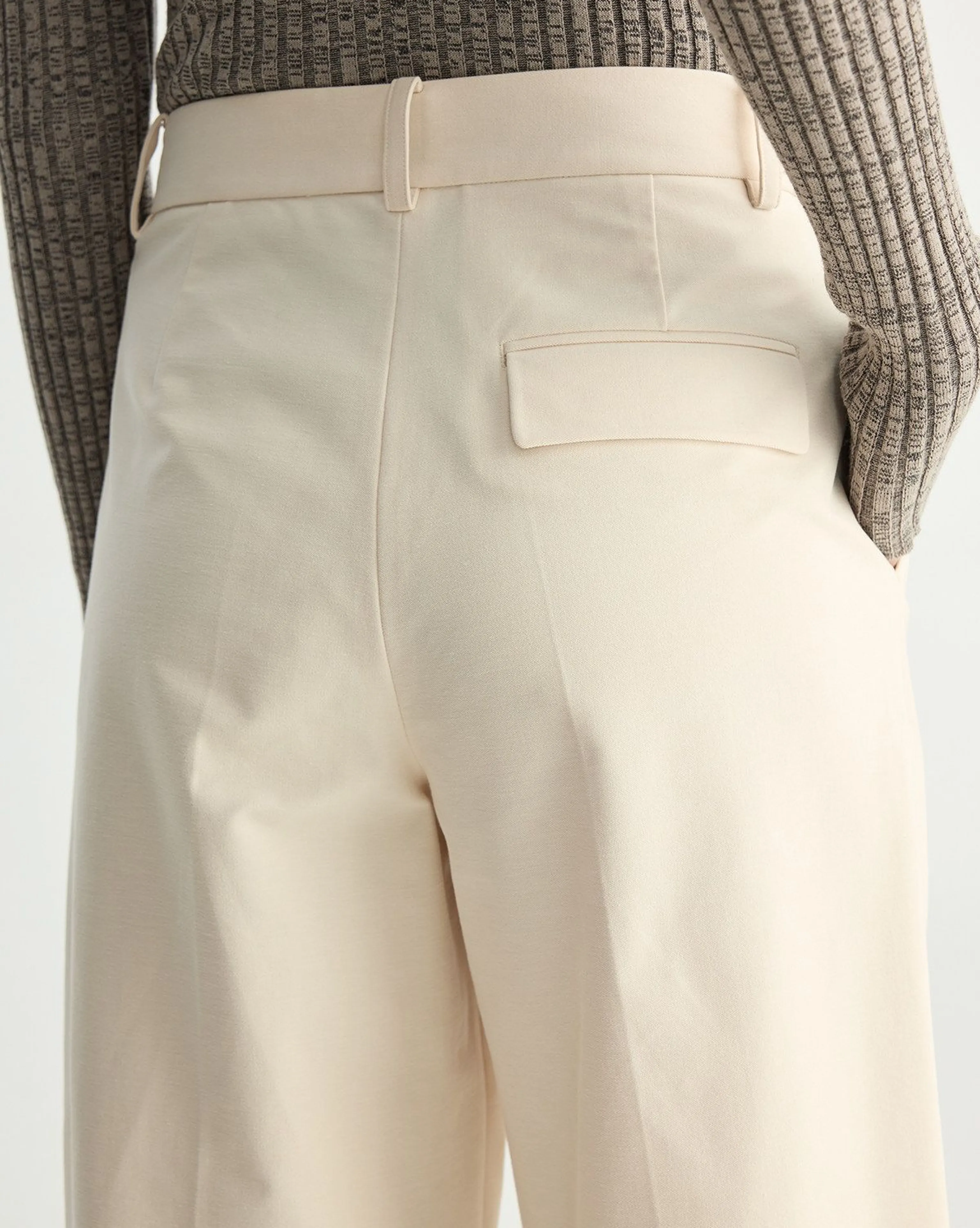 Pleated Wide-Leg Trousers - Image 6