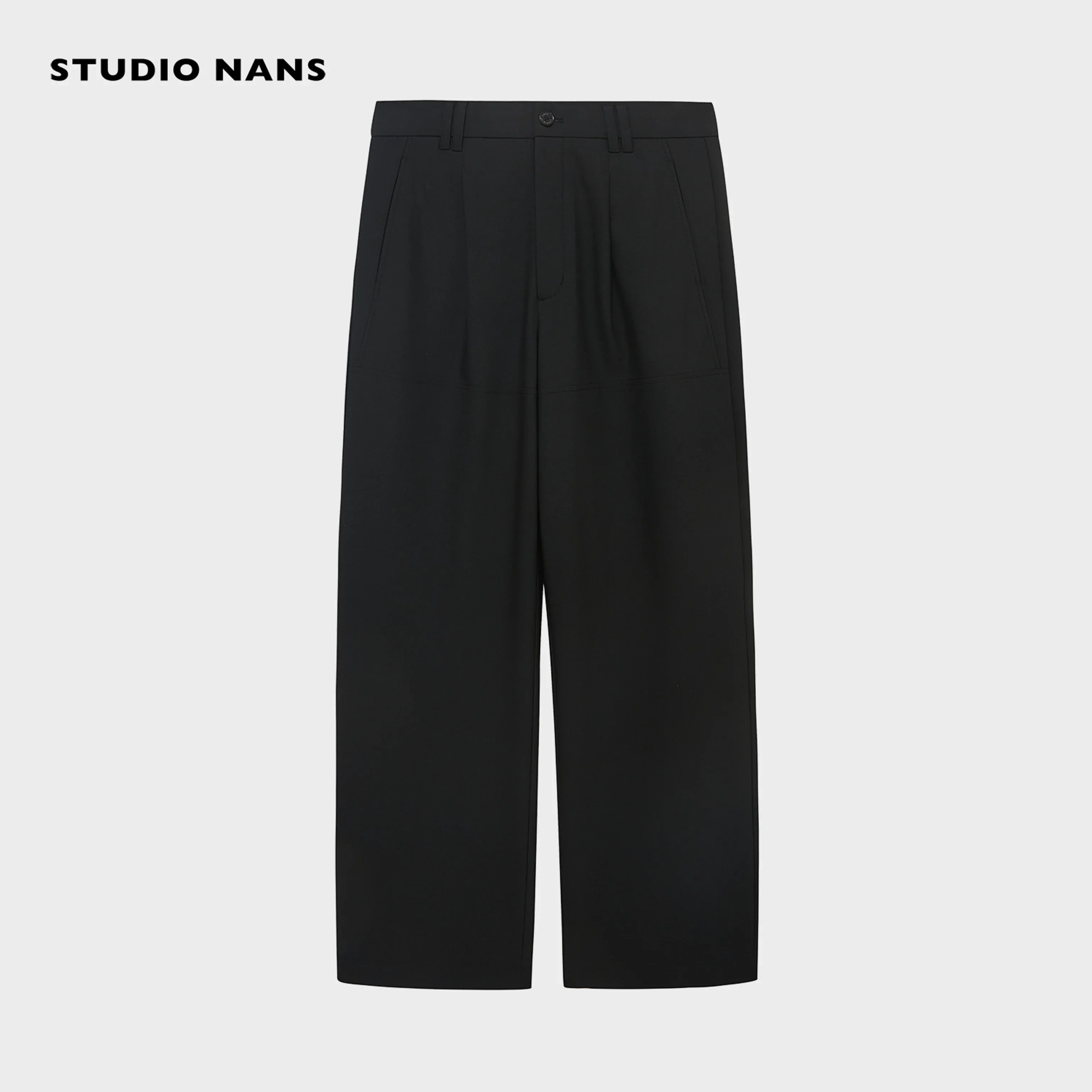 Pleated Wide-Leg Trousers - Image 6
