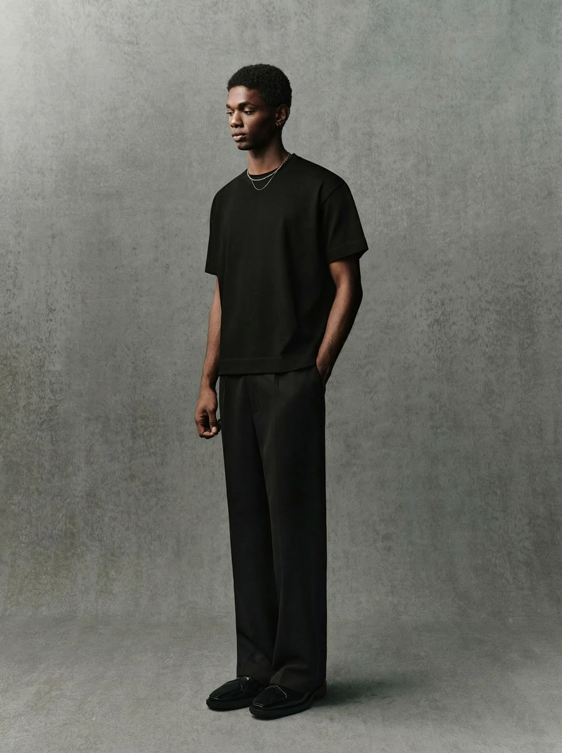 Pleated Wide Trousers - Image 5
