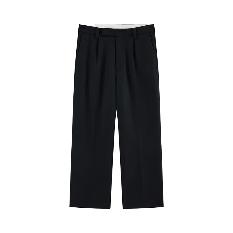 Pleated Wide Trousers - Image 6