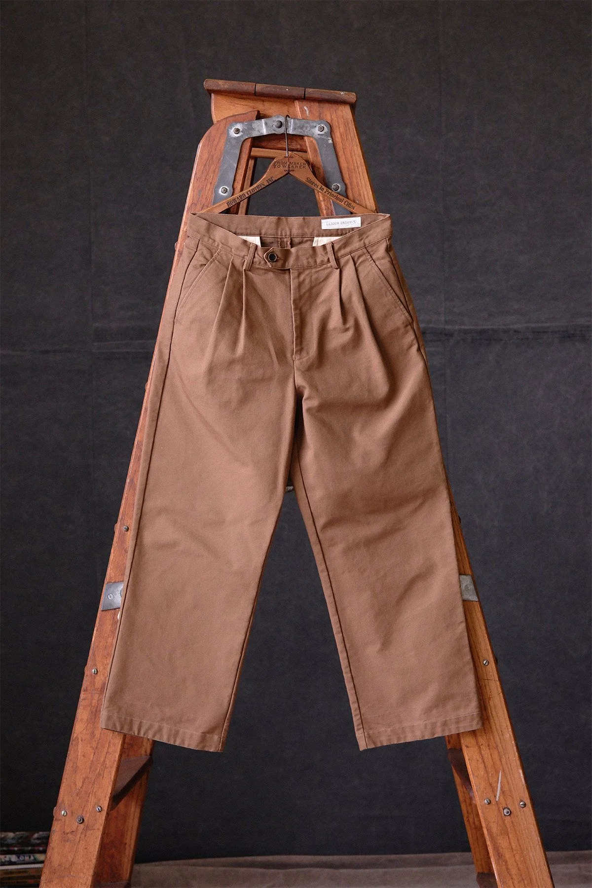 Pleated Wide Trousers - Image 6