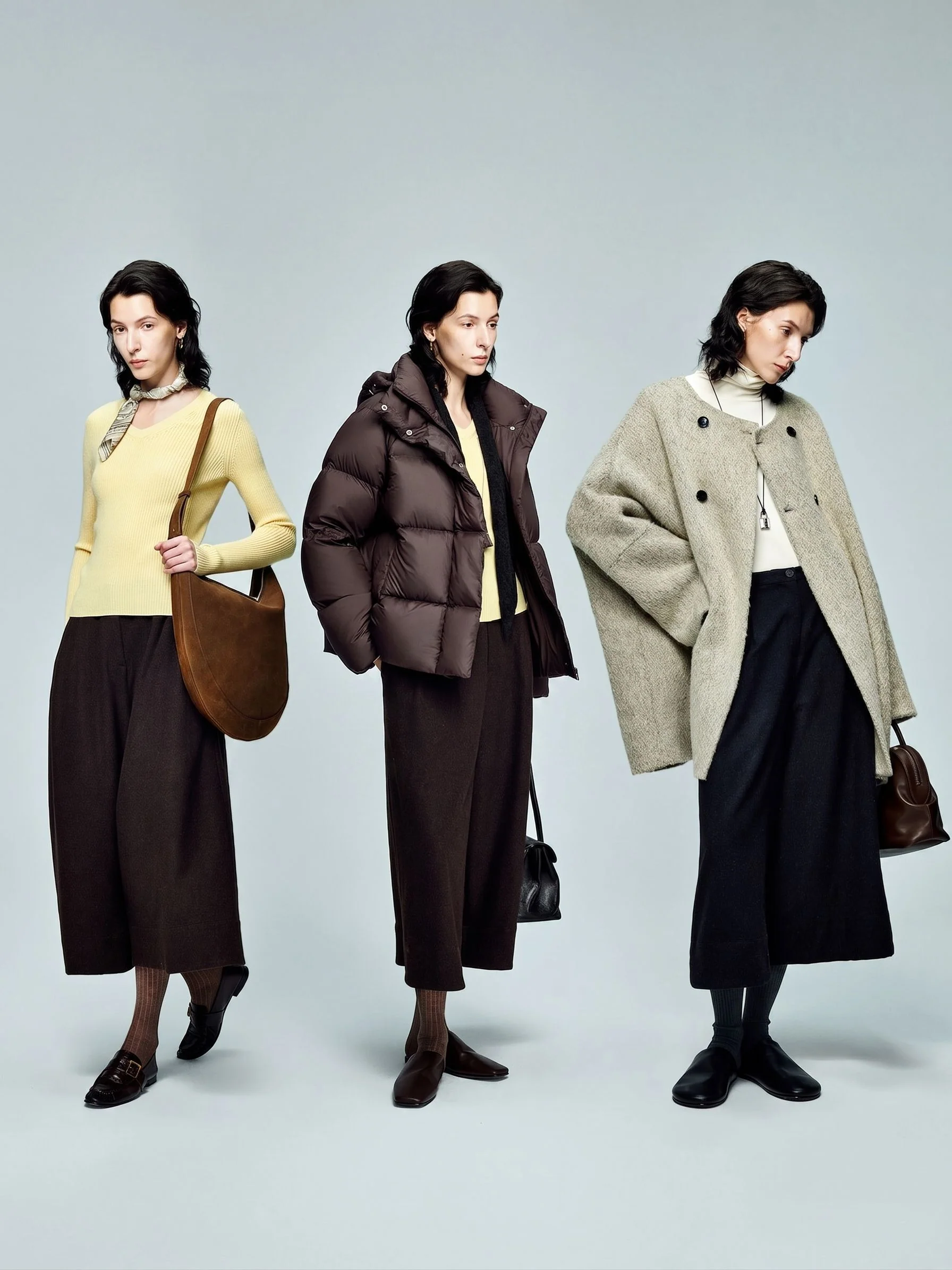 Pleated Wool Culottes - Image 3