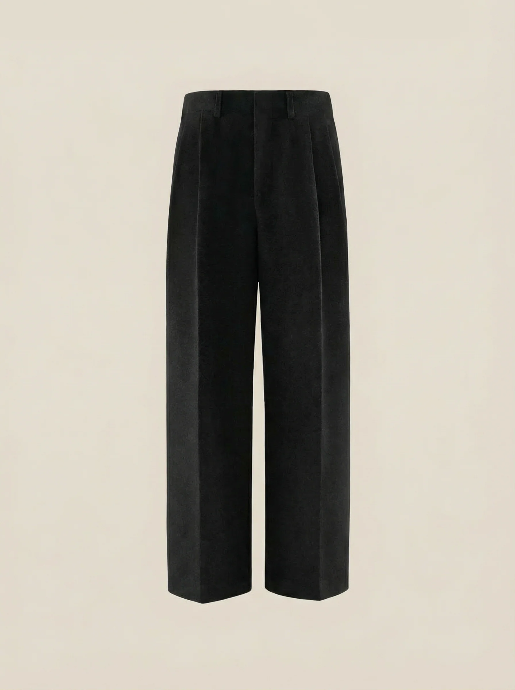 Pleated Wool Trousers - Image 5