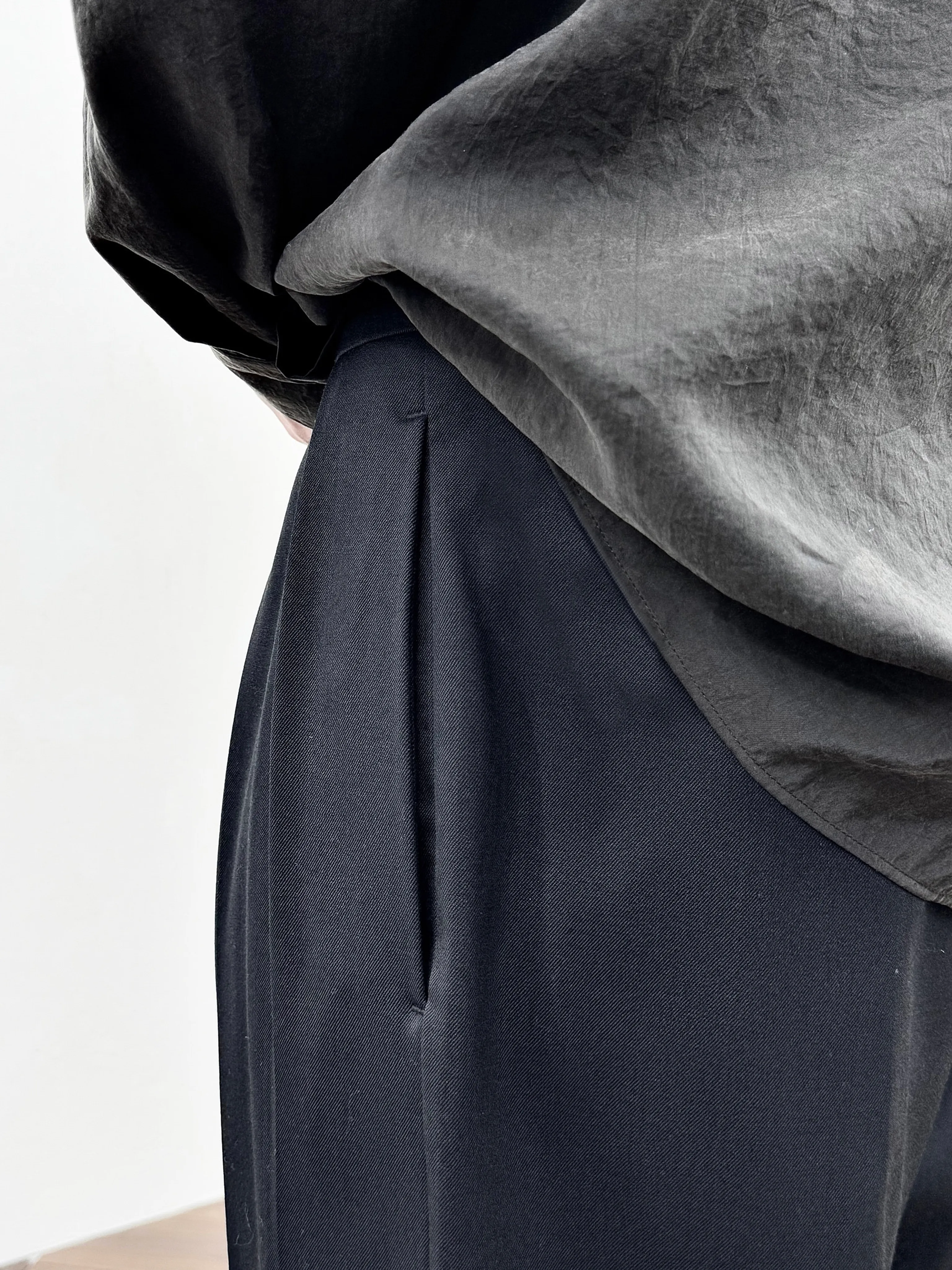 Pleated Wool Trousers - Image 5