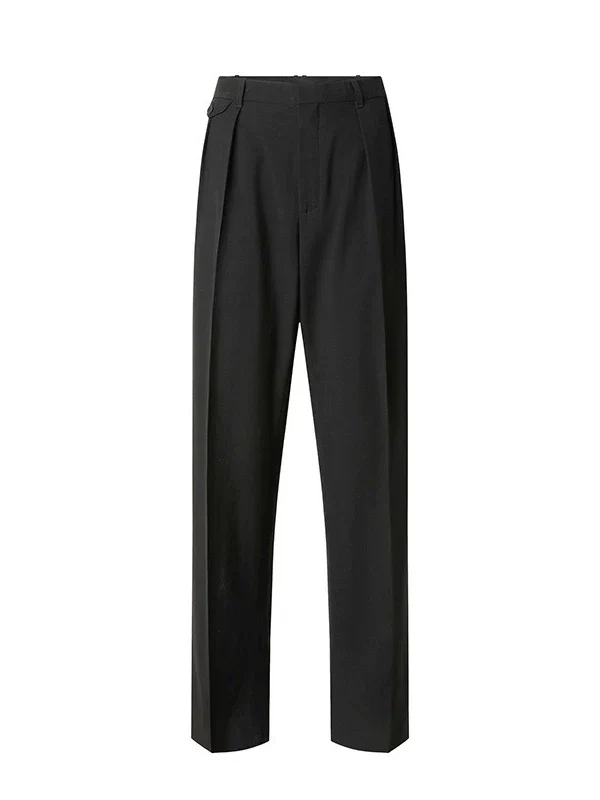 Pleated Wool Trousers - Image 7
