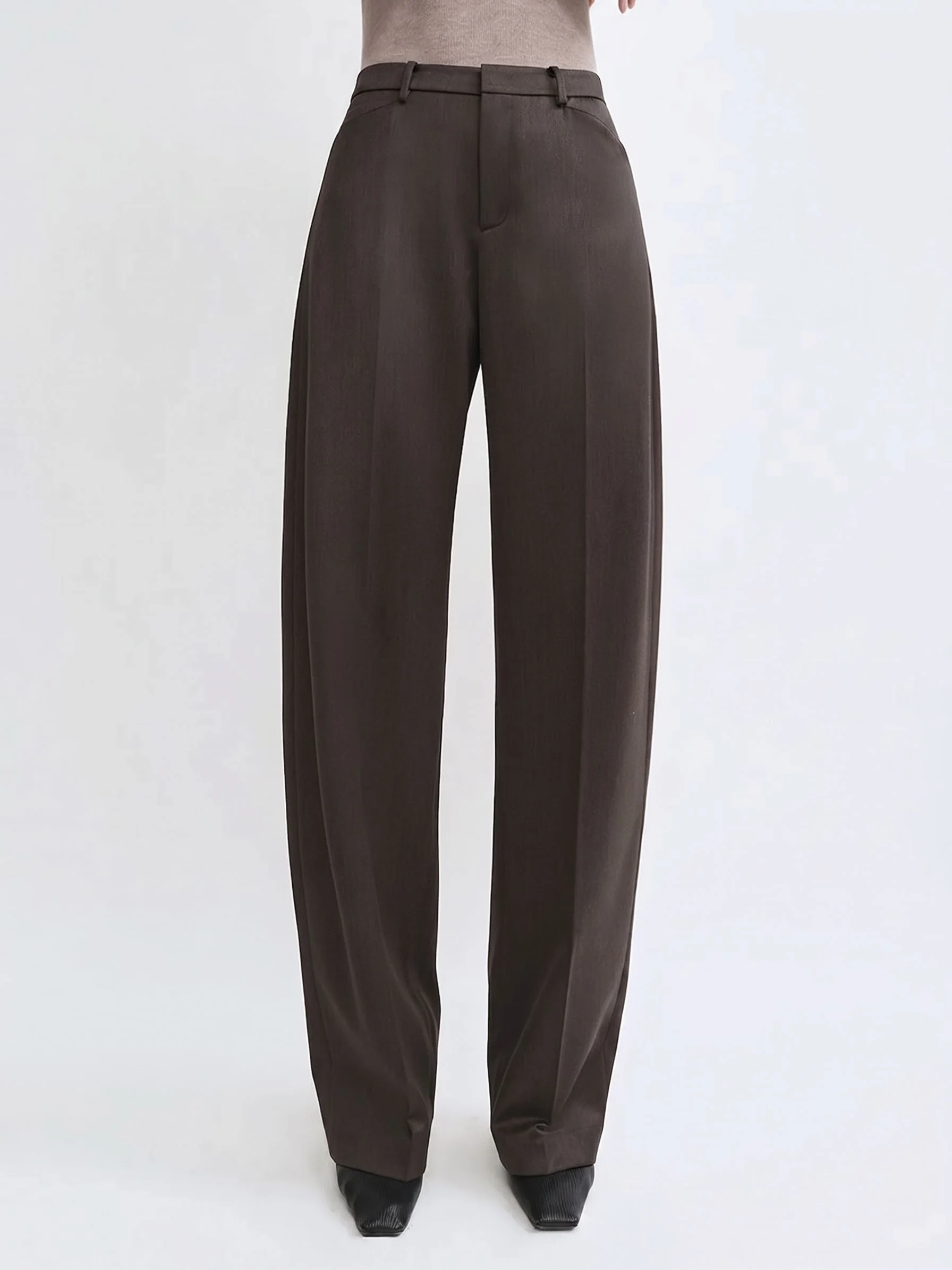 Pleated Wool Trousers - Image 5