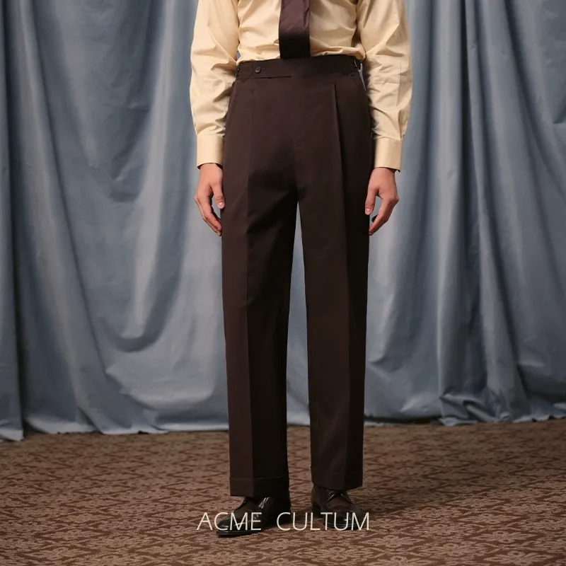 Pleated Wool Trousers - Image 8