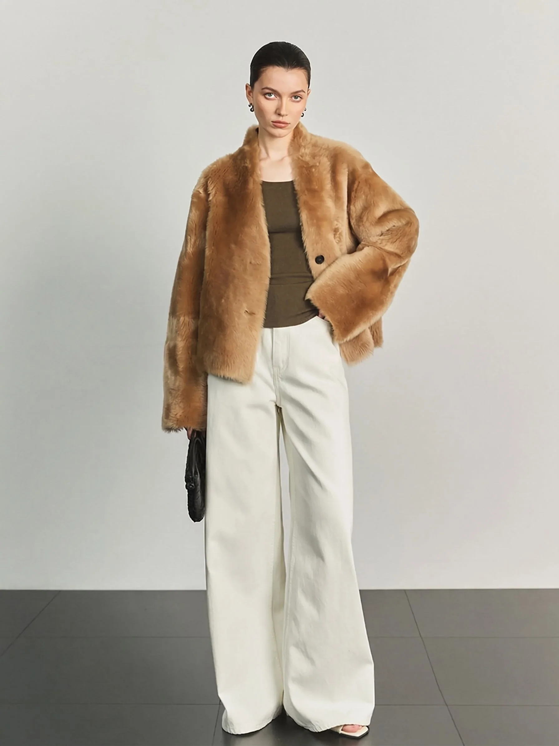 Plush Fur Jacket - Image 7