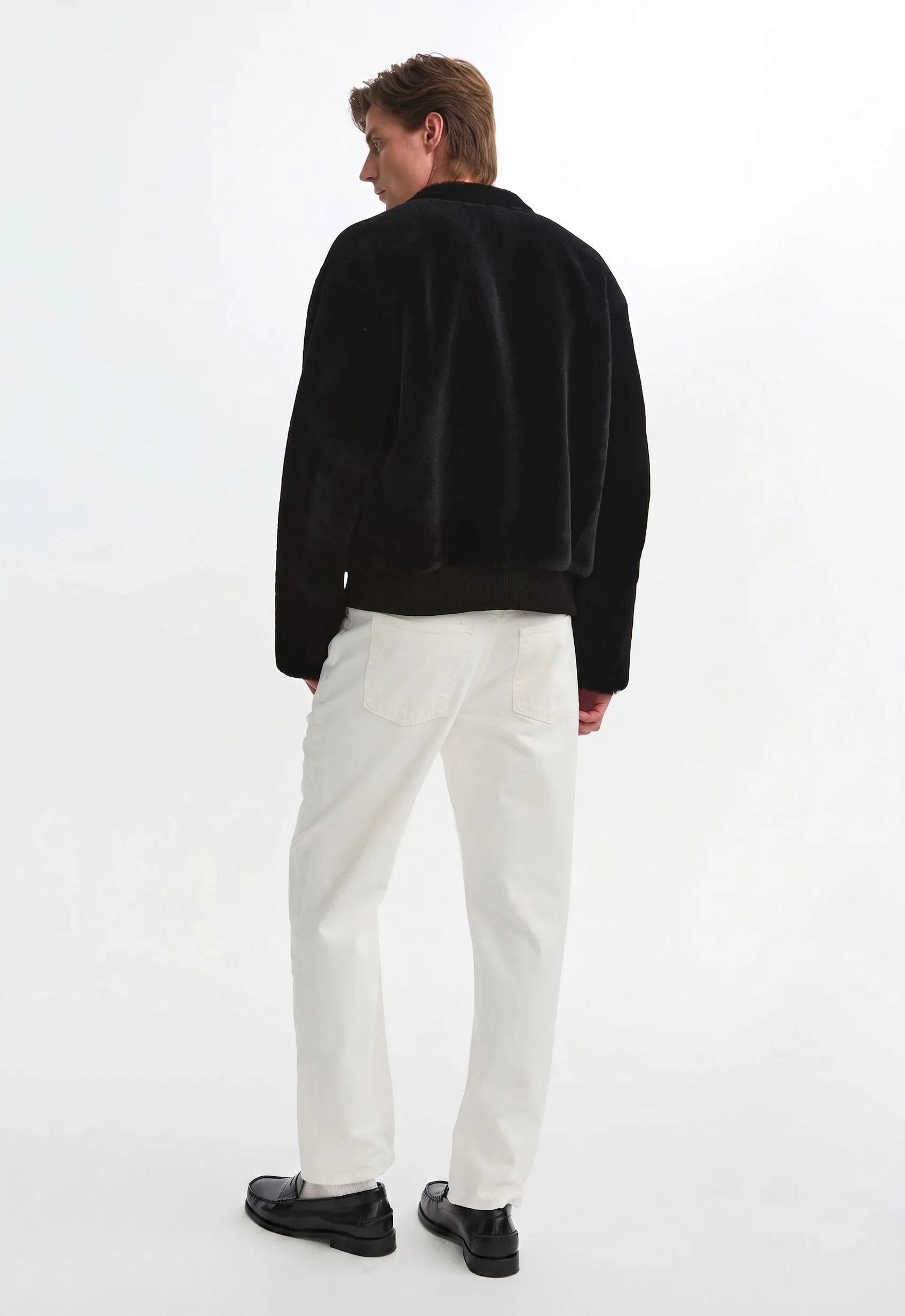 Plush Shawl Jacket - Image 3