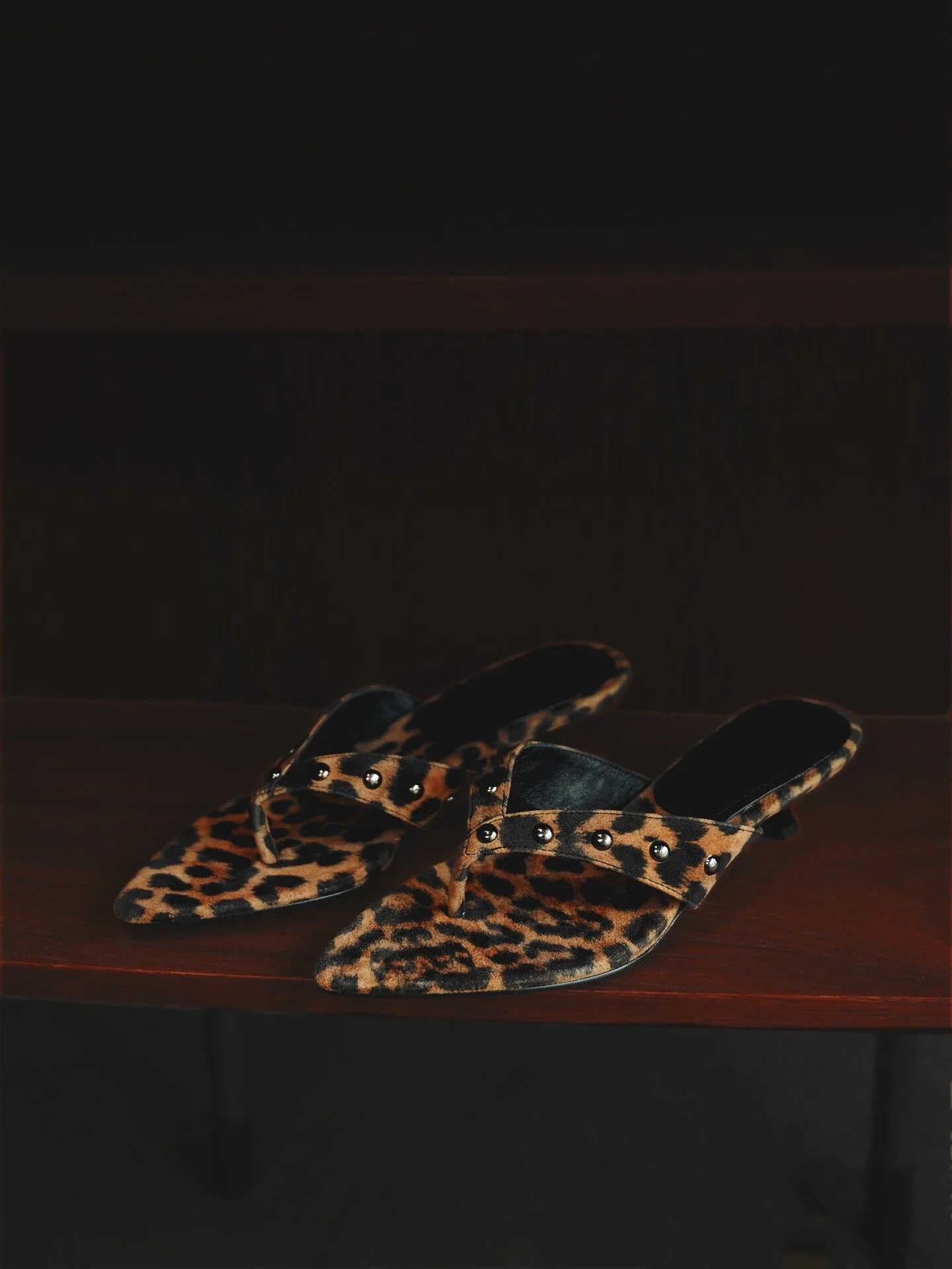 Pointed Thong Mules - Image 6