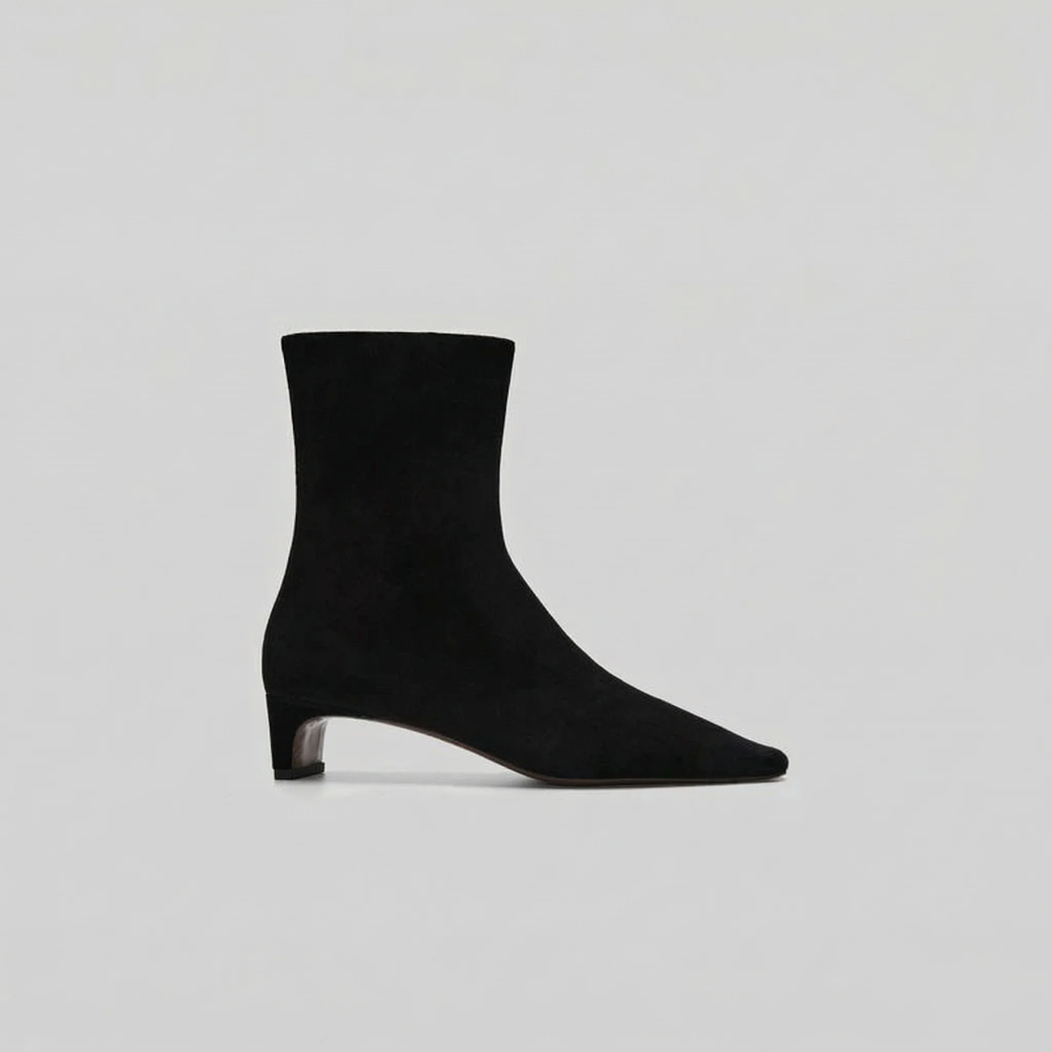 Pointed Zip Ankle Boots - Image 2