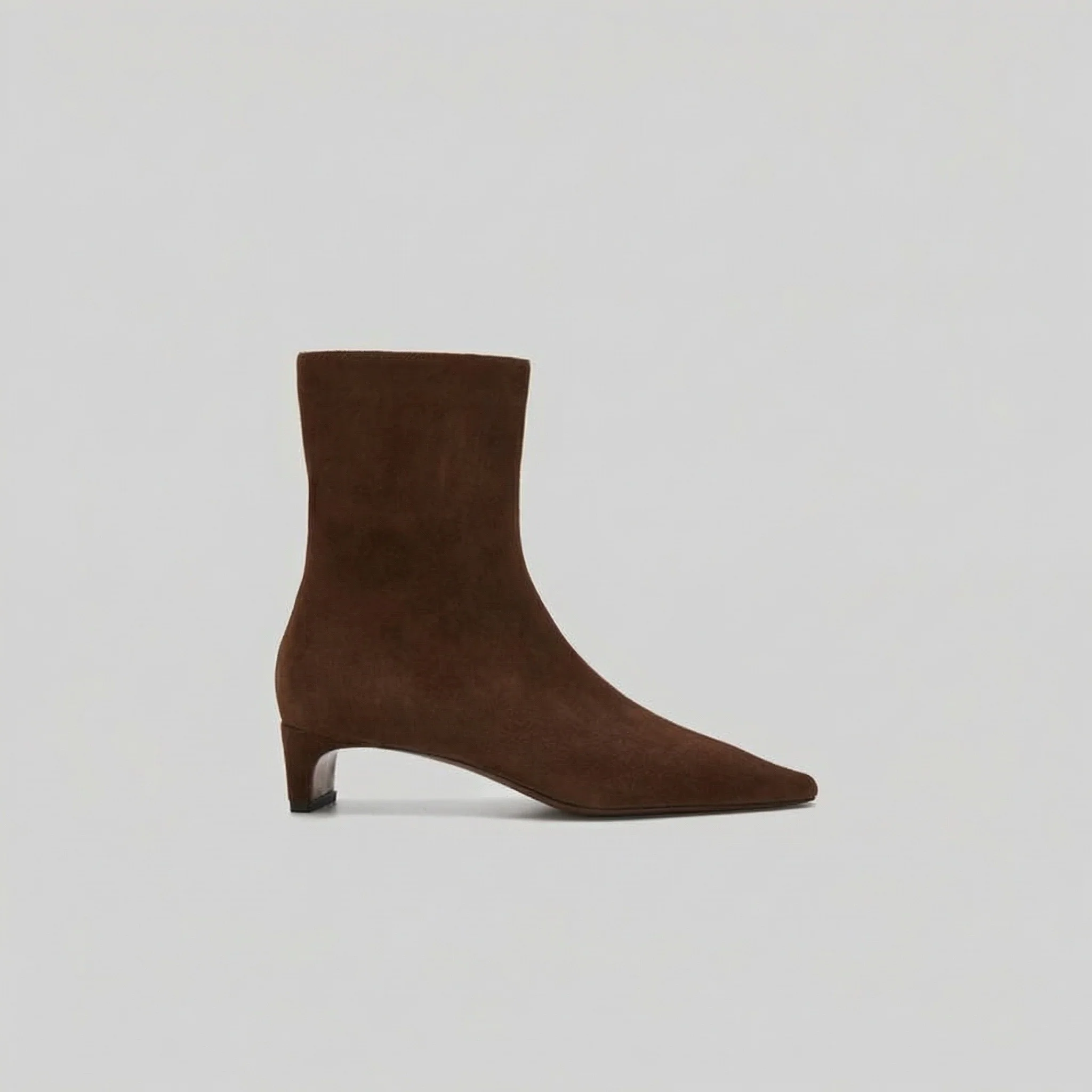 Pointed Zip Ankle Boots - Image 3