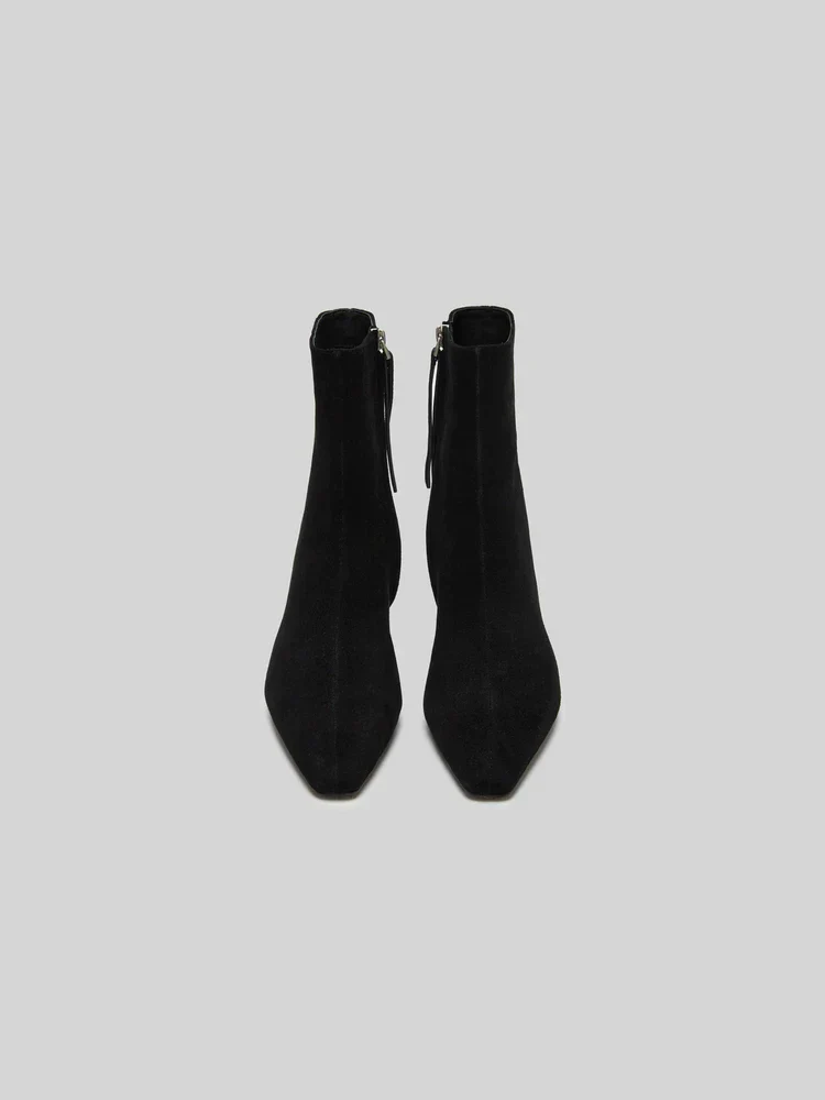 Pointed Zip Ankle Boots - Image 5