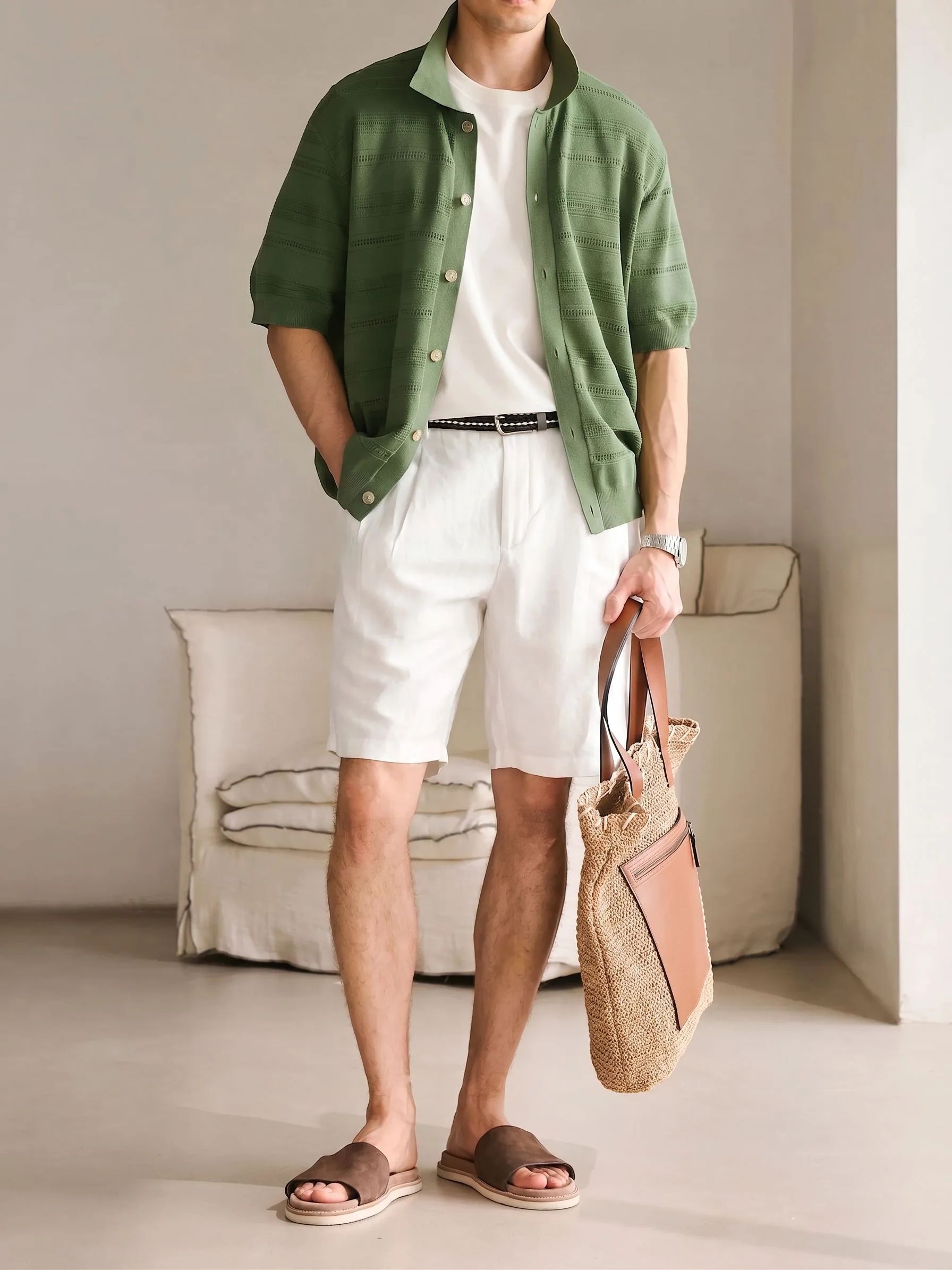 Pointelle Knit Shirt - Image 4