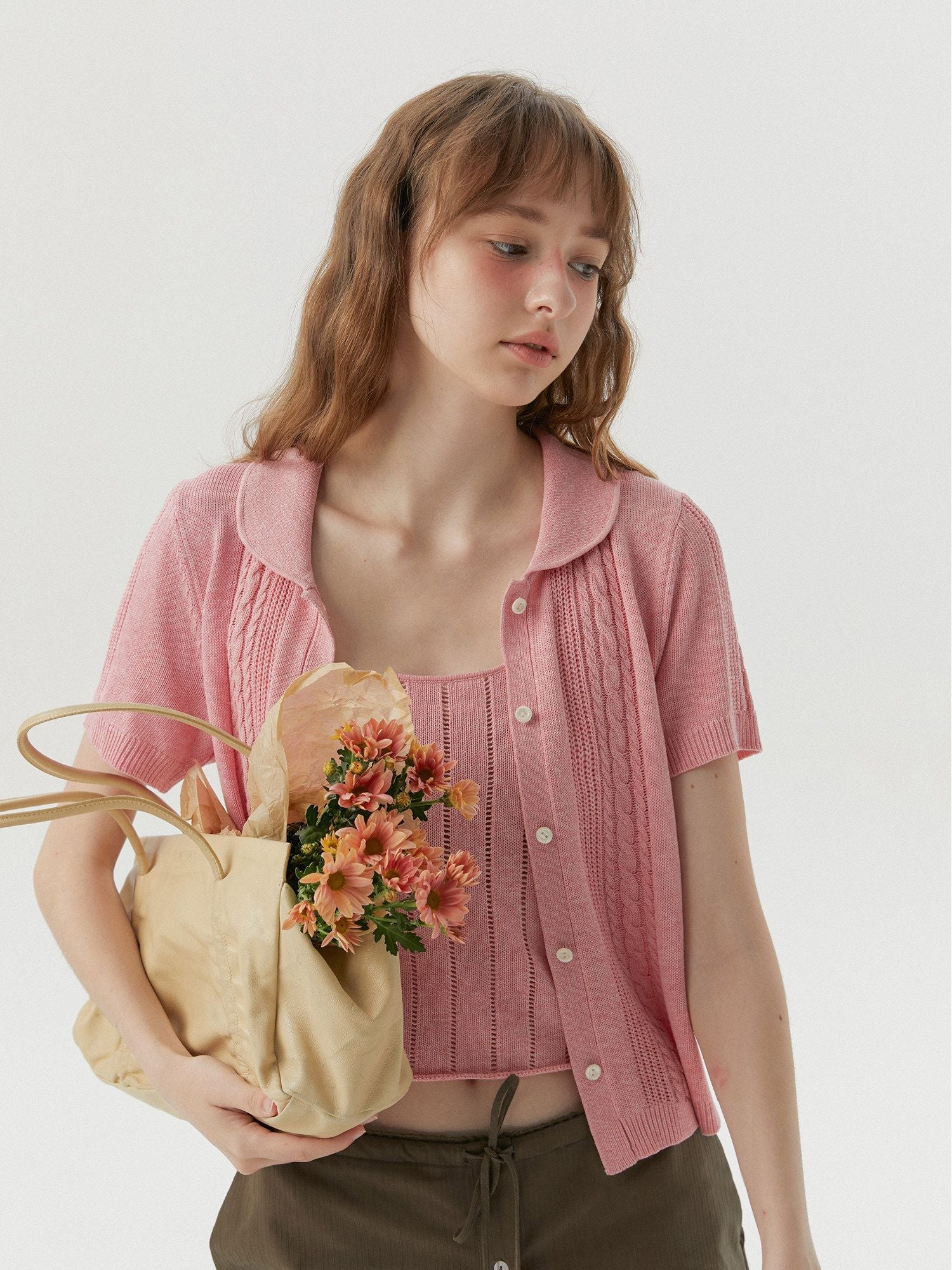 Pointelle Knit Tank