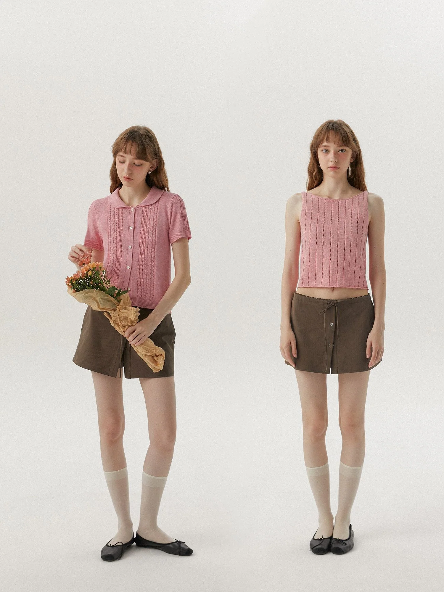 Pointelle Knit Tank - Image 2