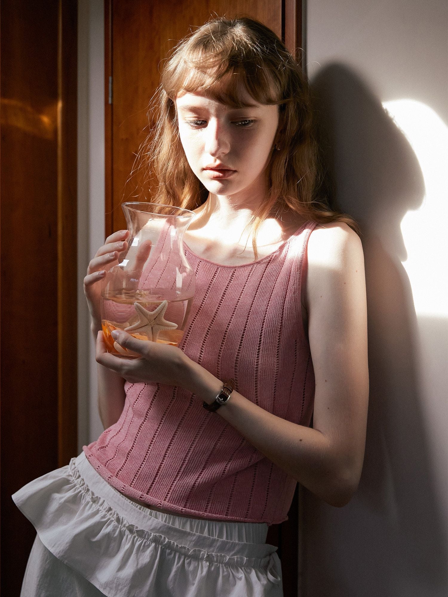 Pointelle Knit Tank - Image 4