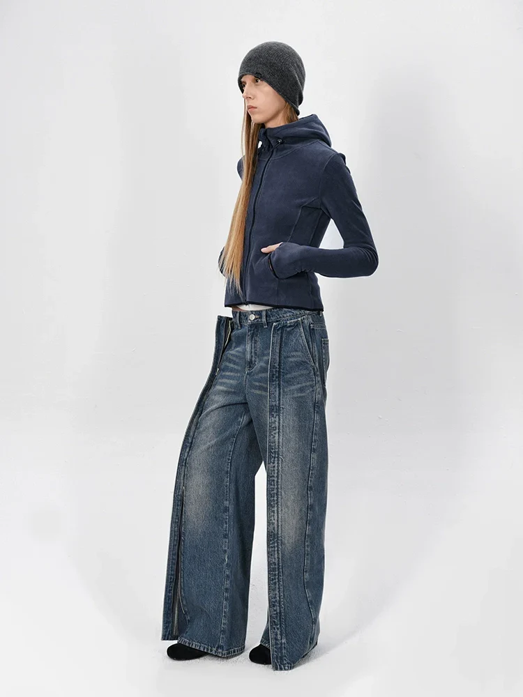Polar Fleece Slim Hooded Jacket - Image 5