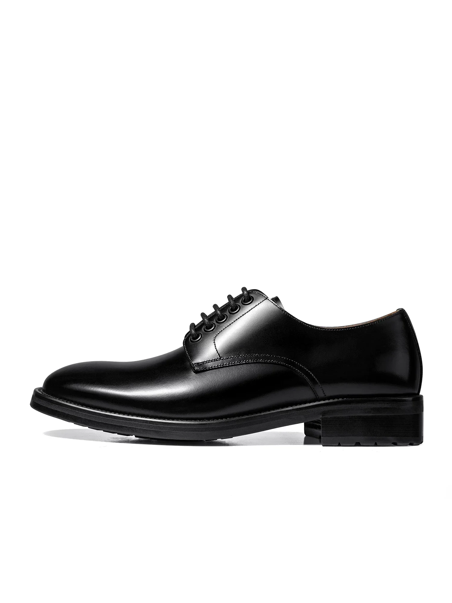 Polished Calf Plain-Toe Derby - Image 2