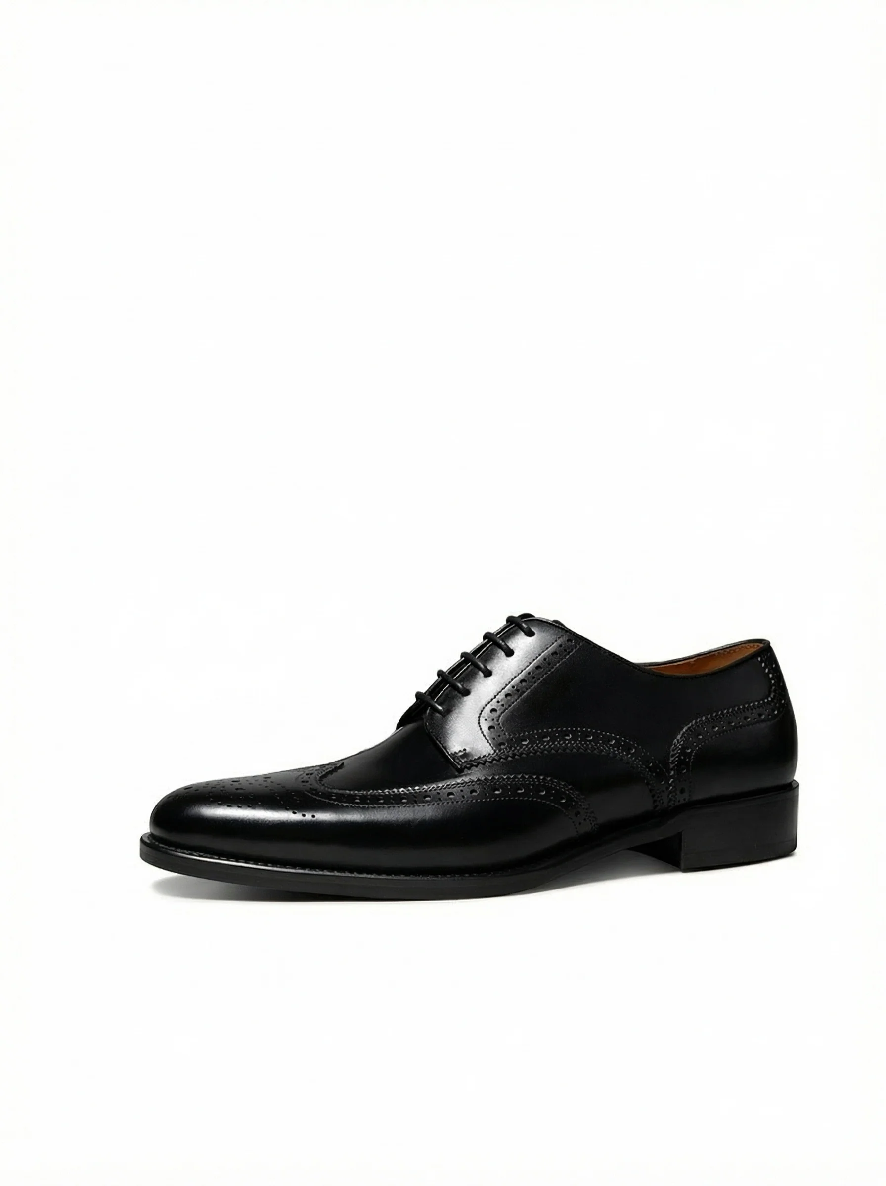 Polished Calfskin Wingtip Oxford