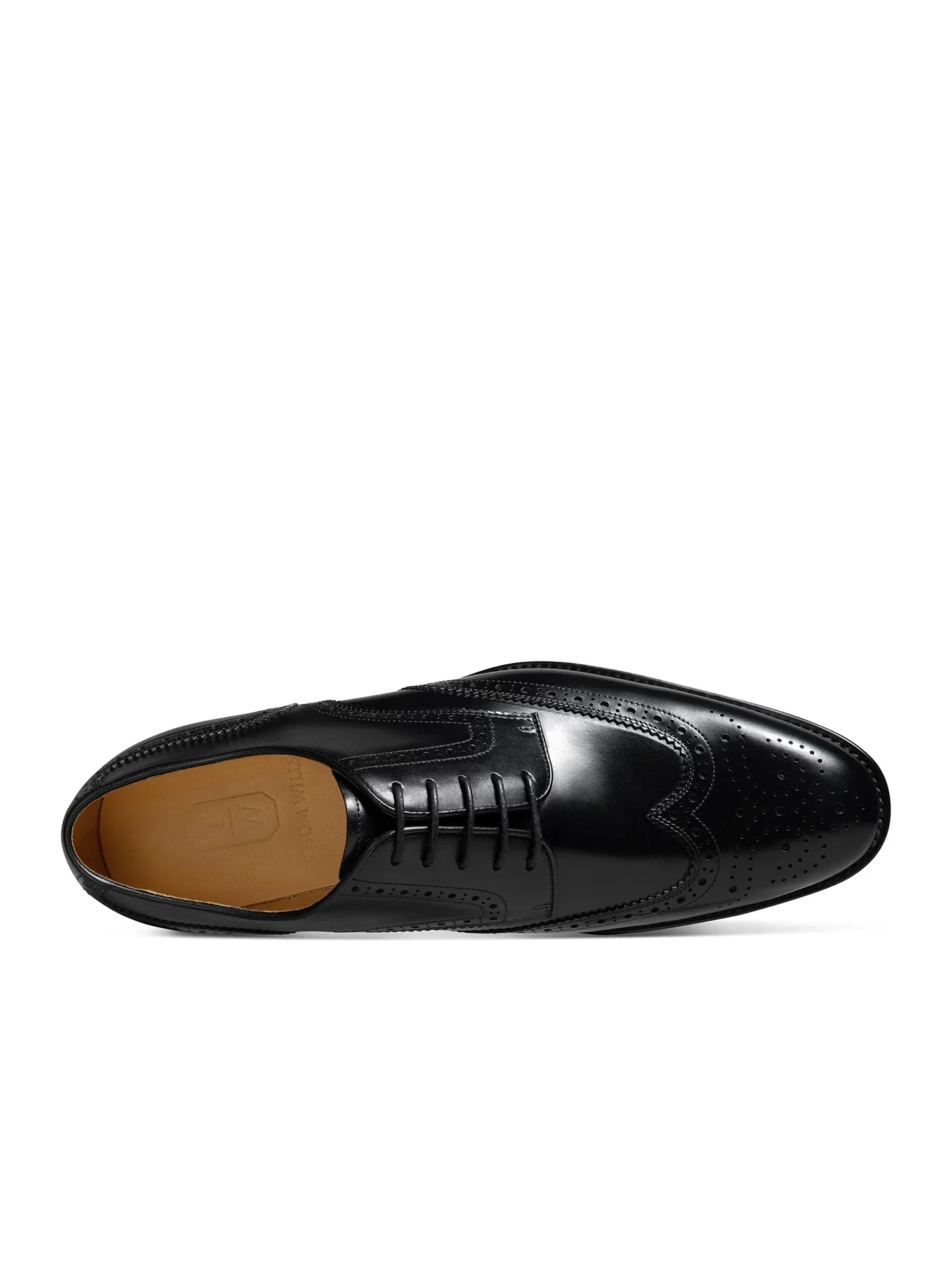 Polished Calfskin Wingtip Oxford - Image 3