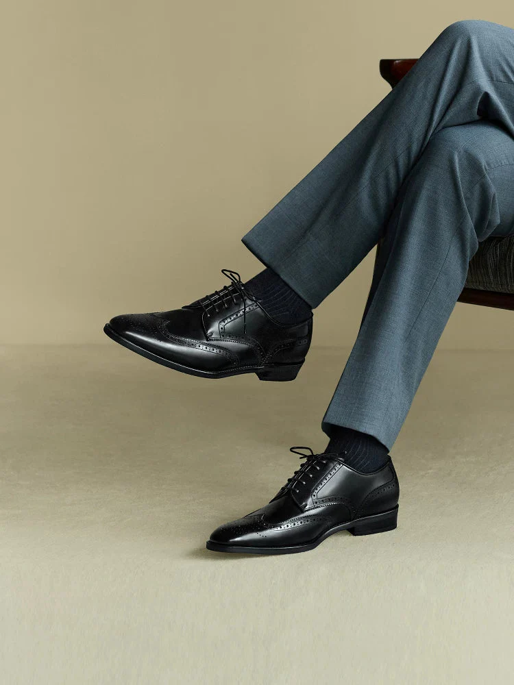 Polished Calfskin Wingtip Oxford - Image 5