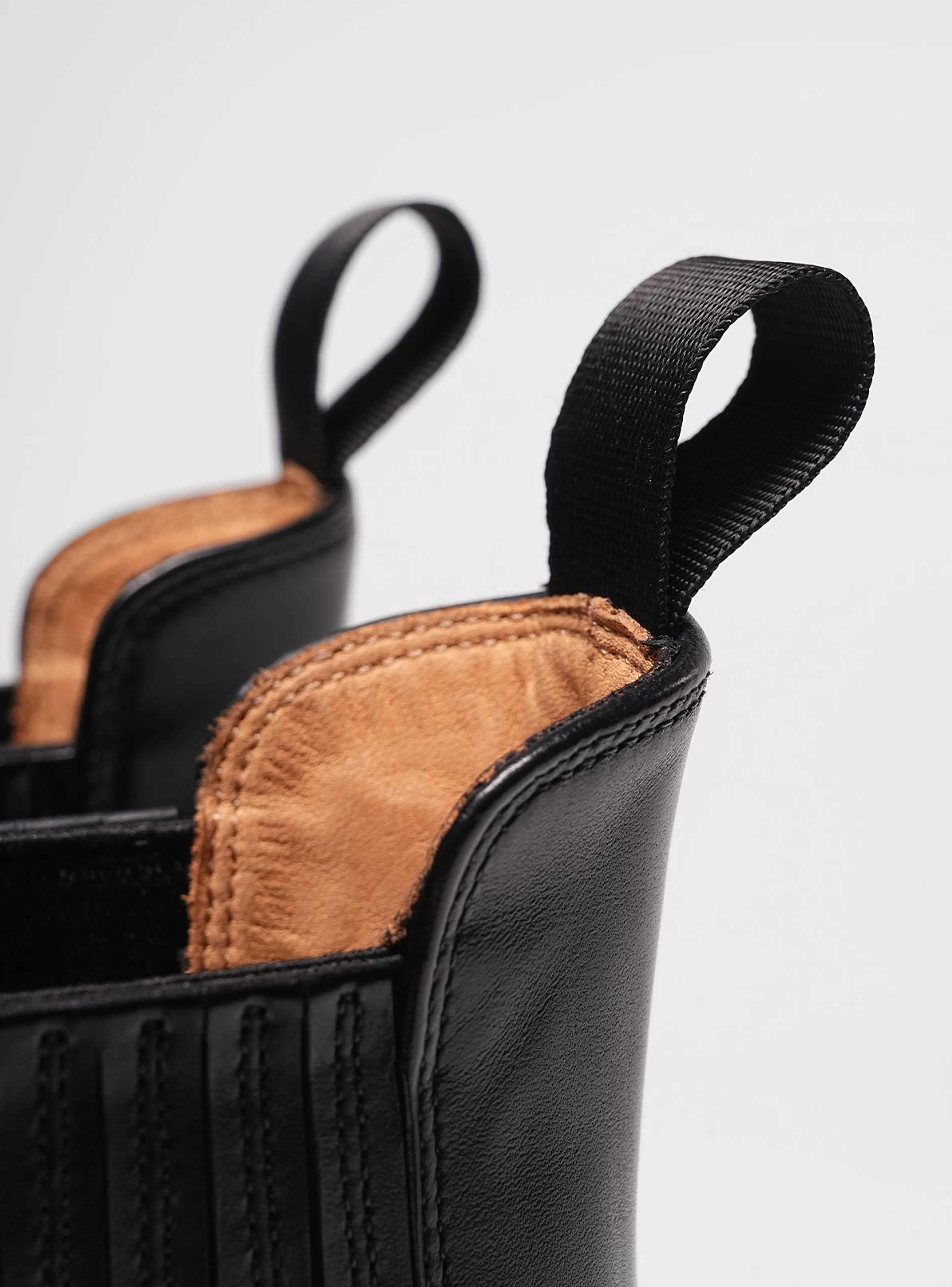 Polished Italian Calf Leather Chelsea Boots - Image 10