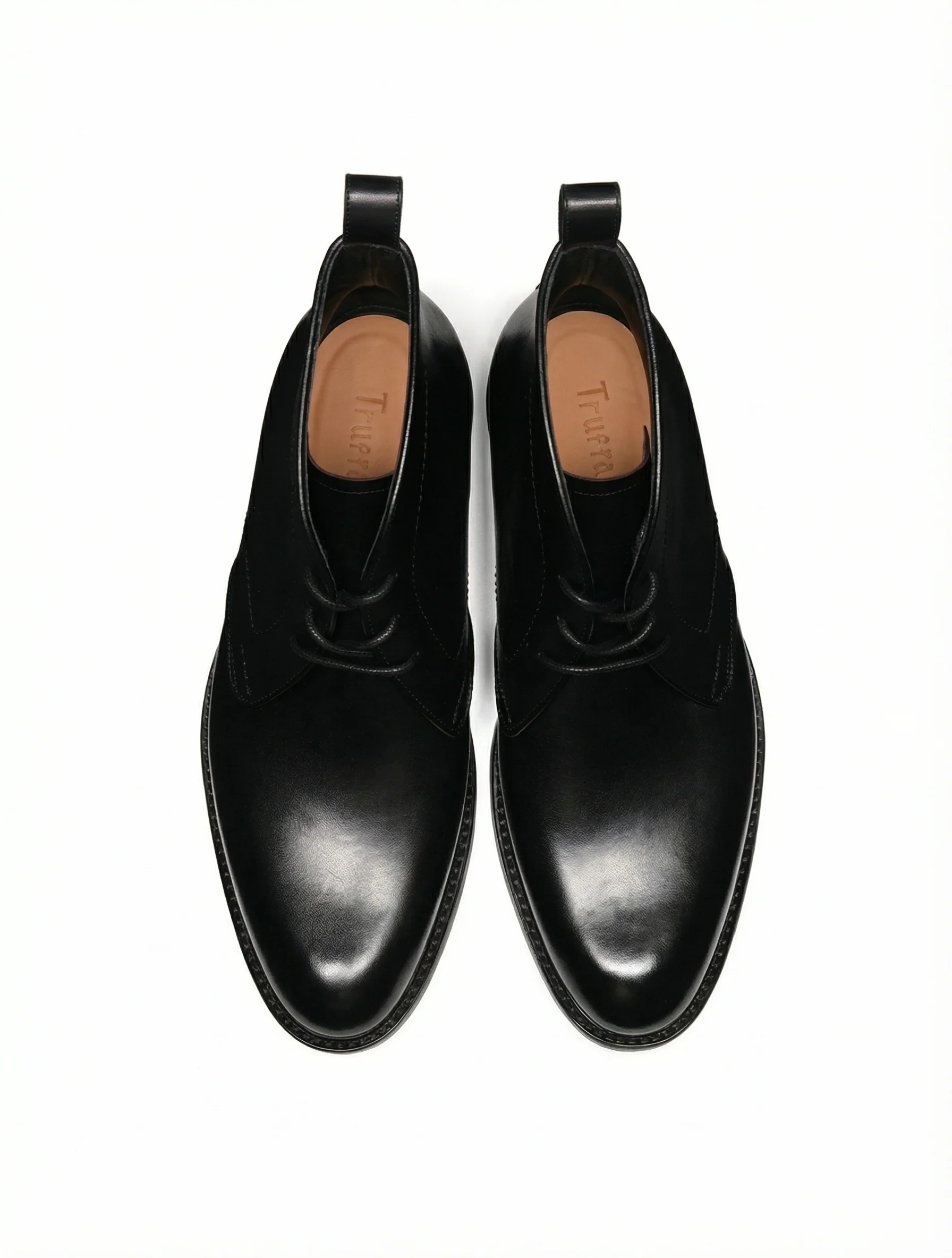 Polished Italian Leather Chukka Boot - Image 3