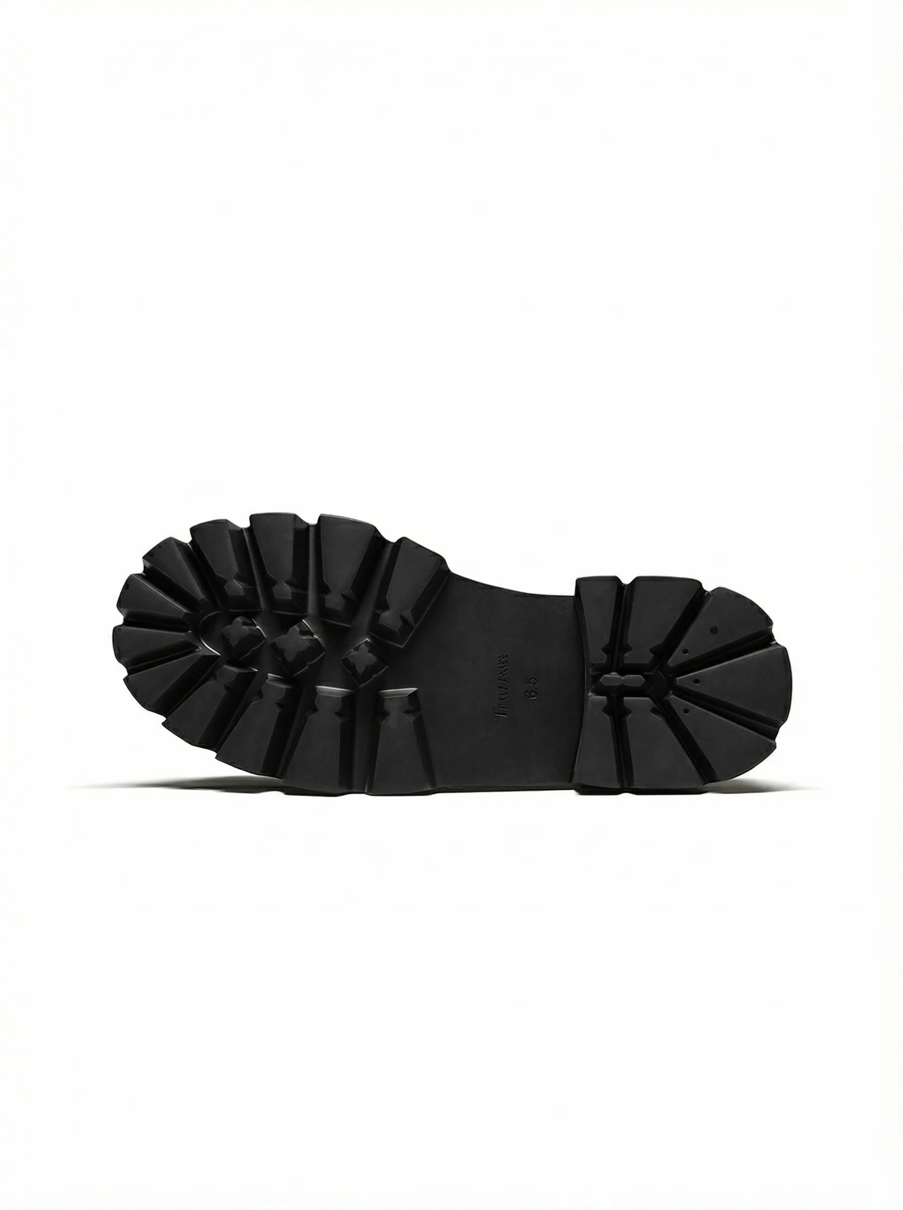 Polished Italian Leather Platform Derby - Image 4