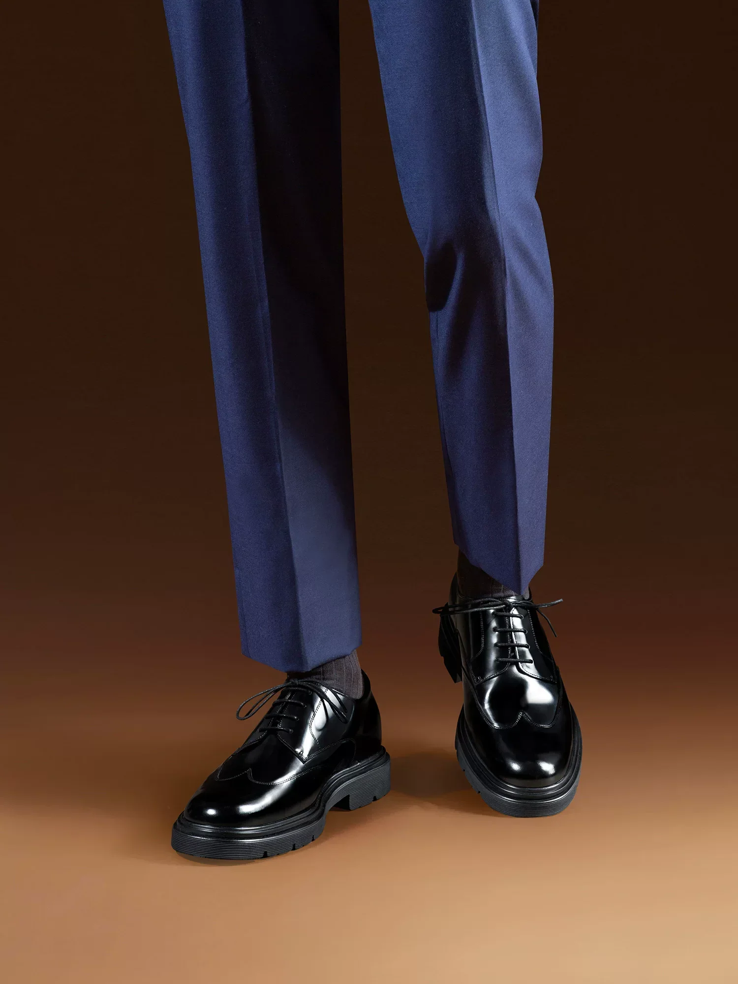 Polished Leather Lift Derby - Image 3