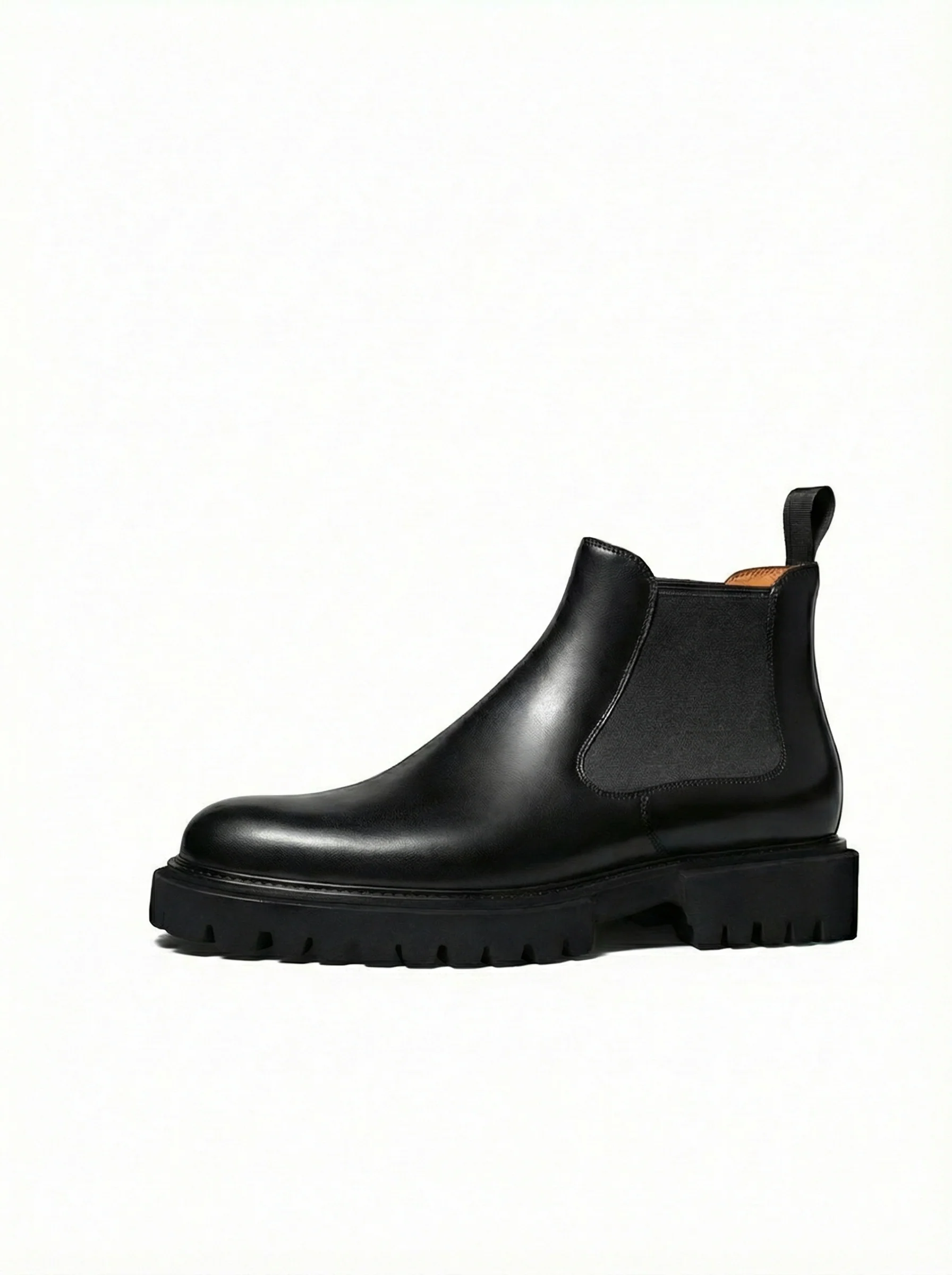 Polished Lug Chelsea Boots - Image 3