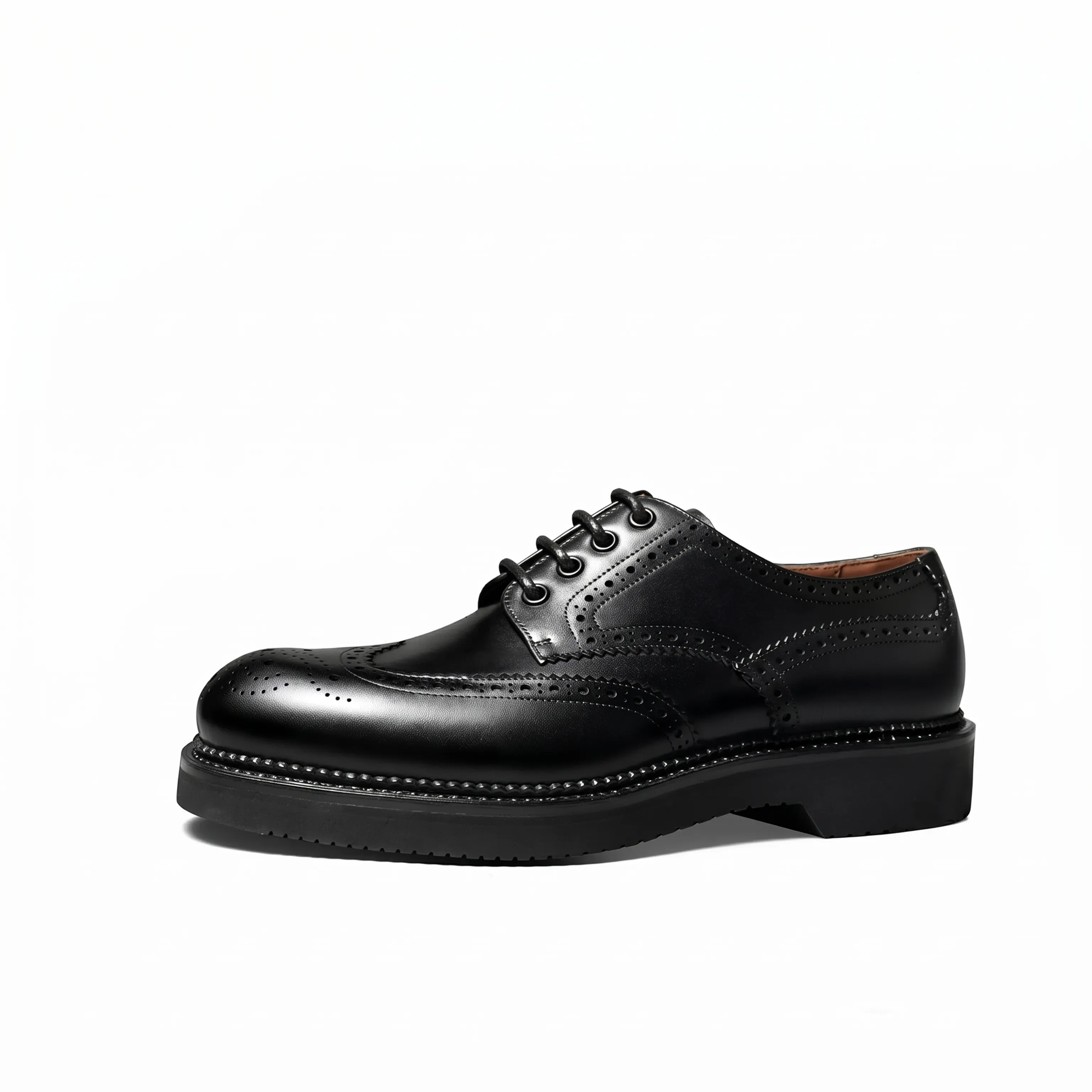 Polished Wingtip Derby with XL EXTRALIGHT Sole - Image 4