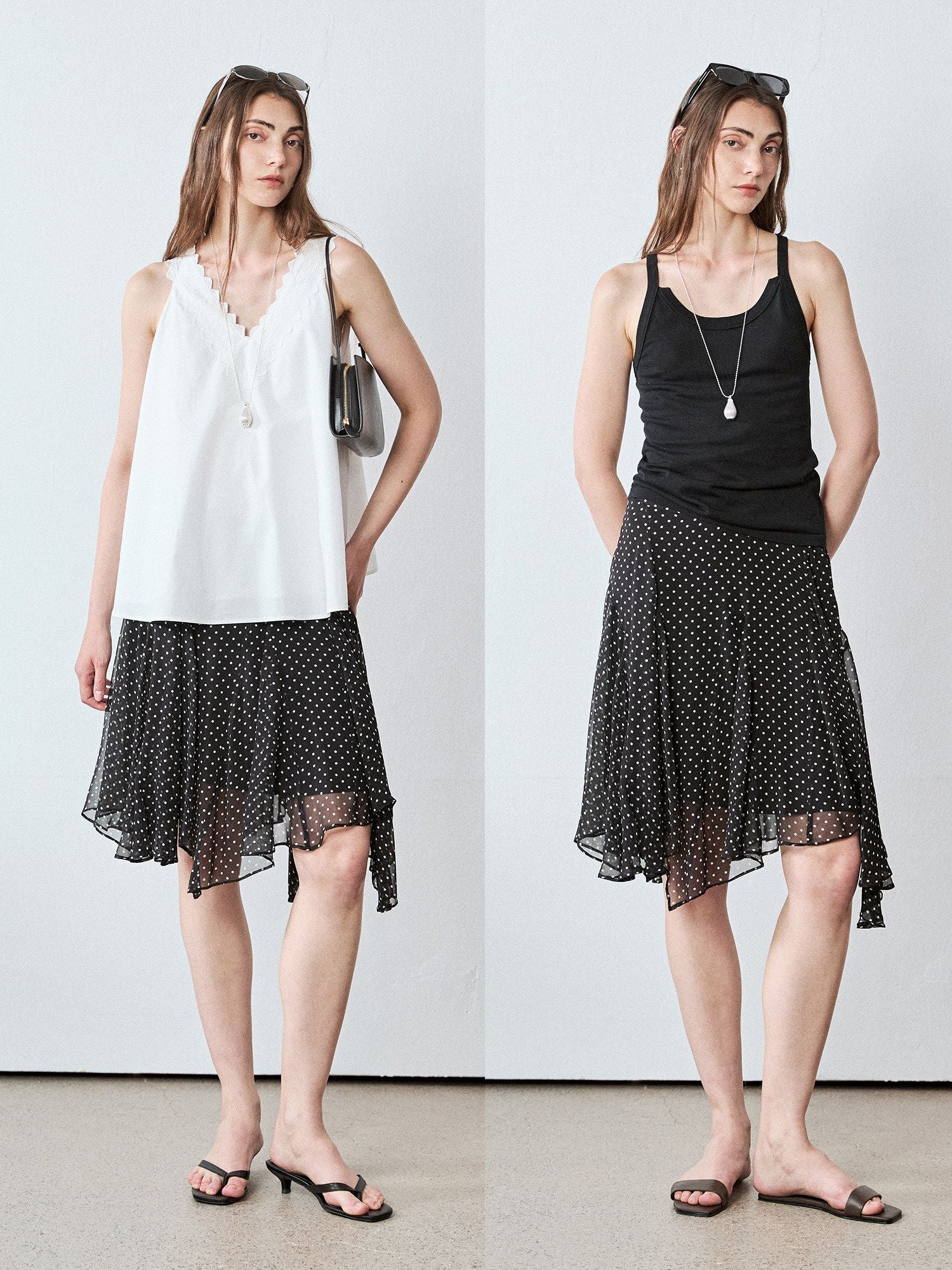 Polka Dot Handkerchief Skirt - Image 3