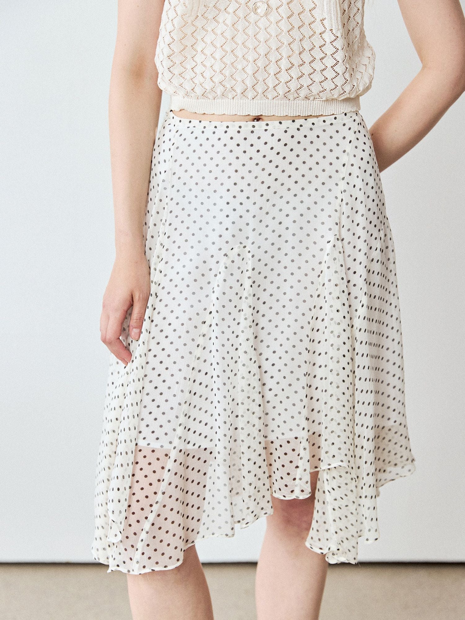 Polka Dot Handkerchief Skirt - Image 4
