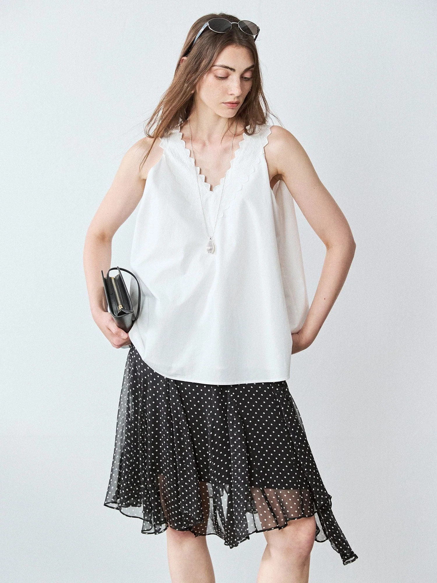 Polka Dot Handkerchief Skirt - Image 5