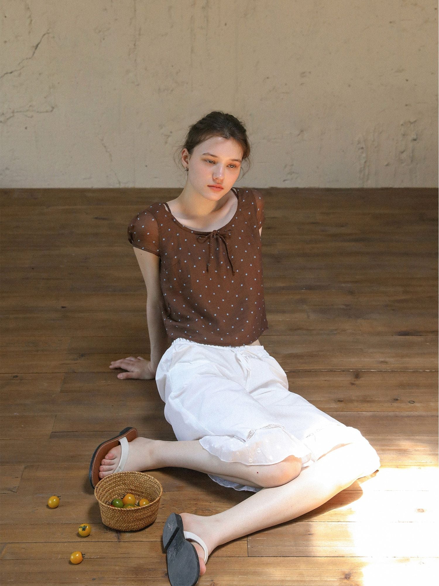 Polka Dot Tie Top - Image 2