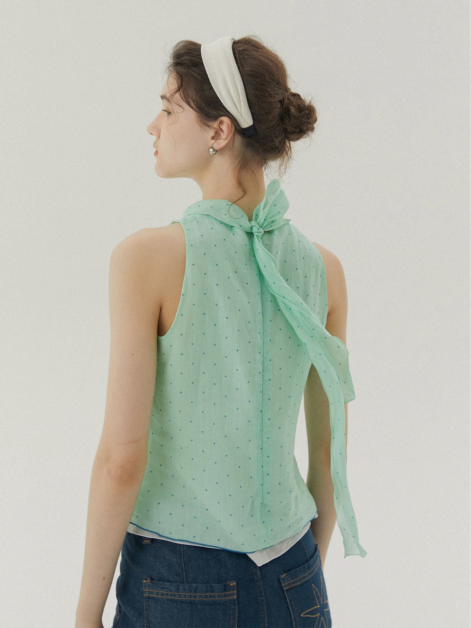Polka Halter Top - Image 5