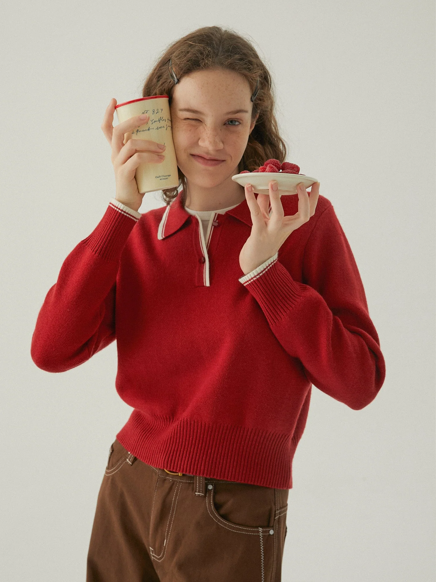 Polo Knit Sweater - Image 3