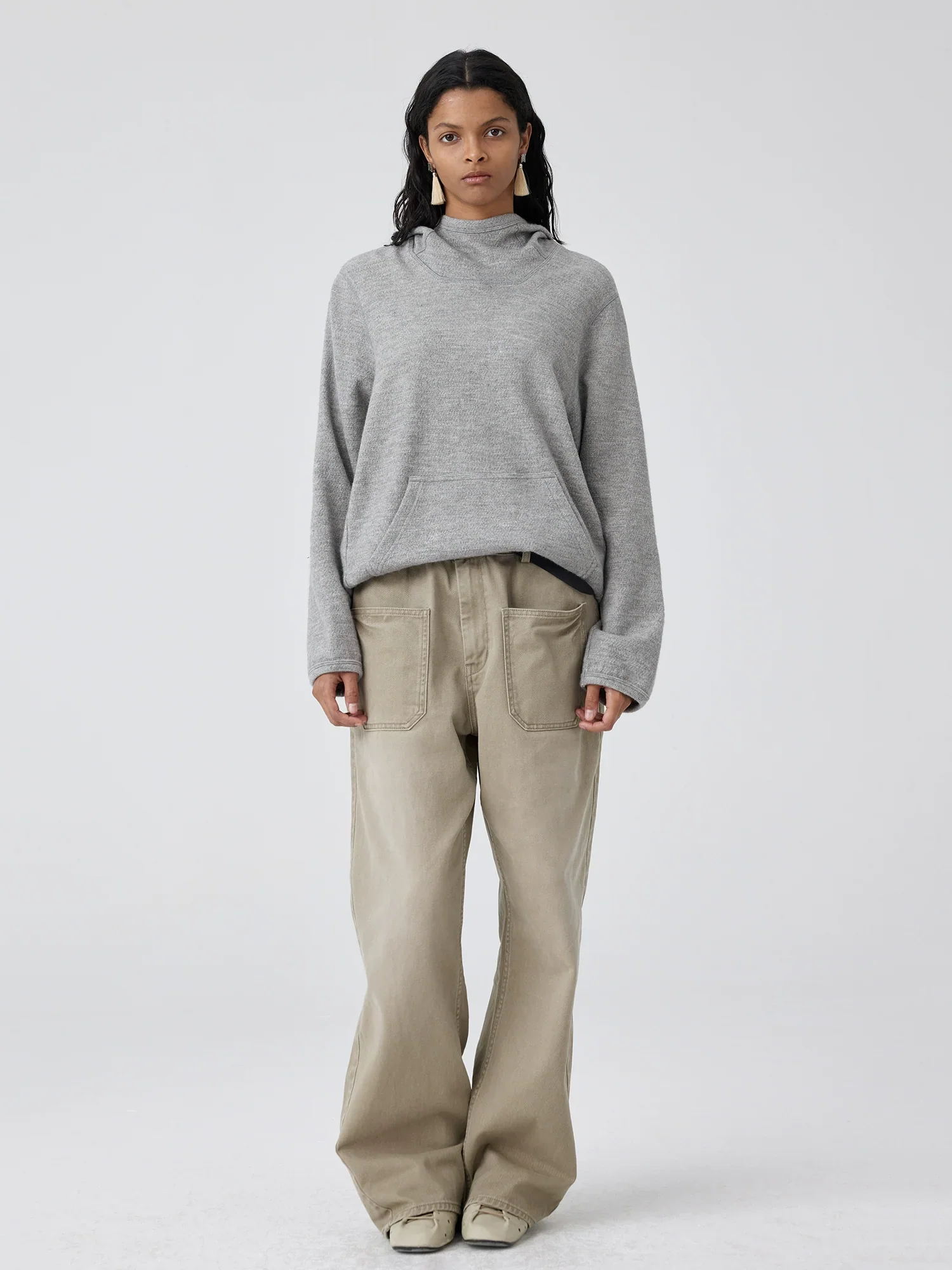 Pom-Pom Hooded Sweatshirt - Image 3