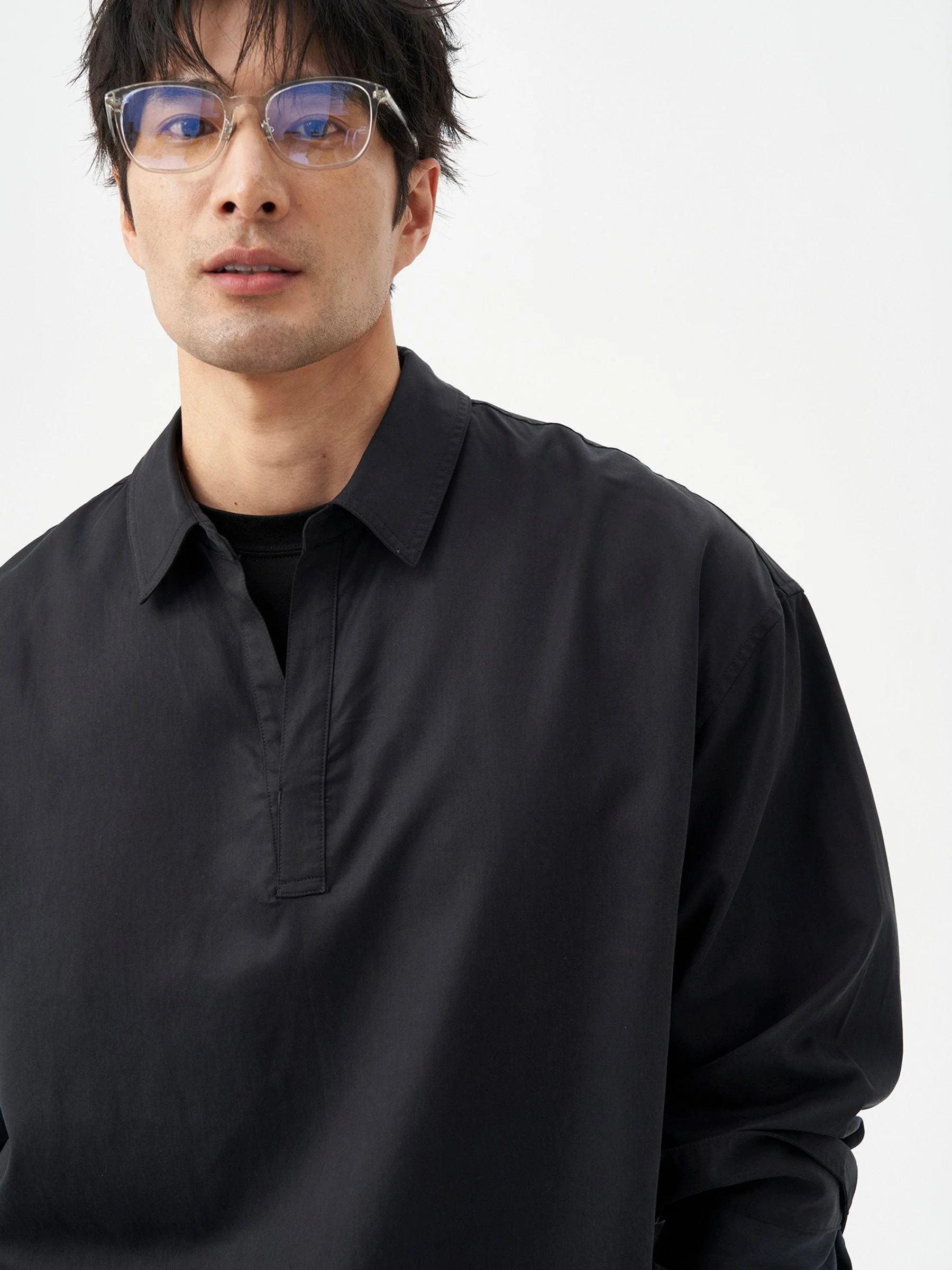 Popver Collar Shirt