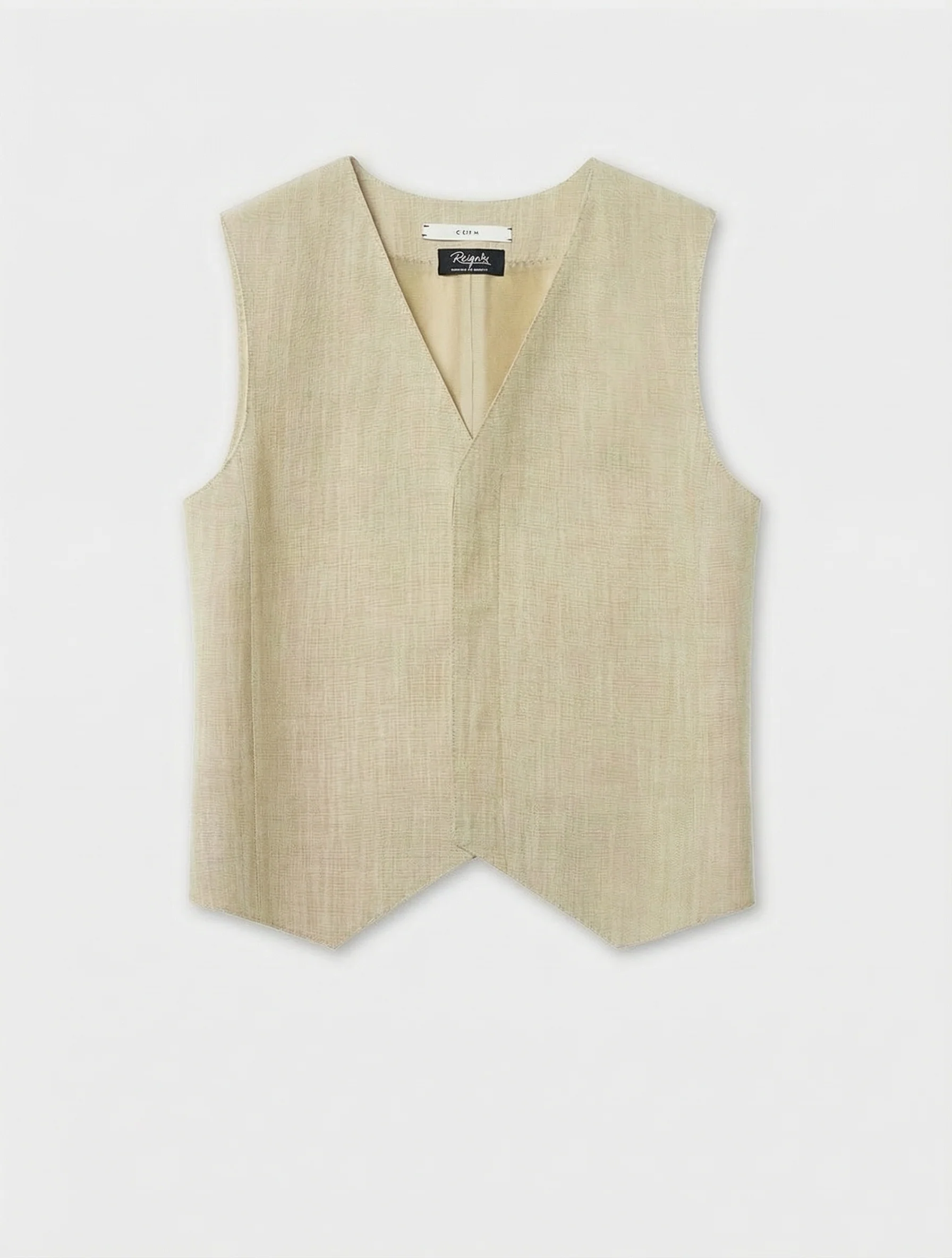Portuguese Mulberry Silk Collarless Three-Piece Suit - Image 10