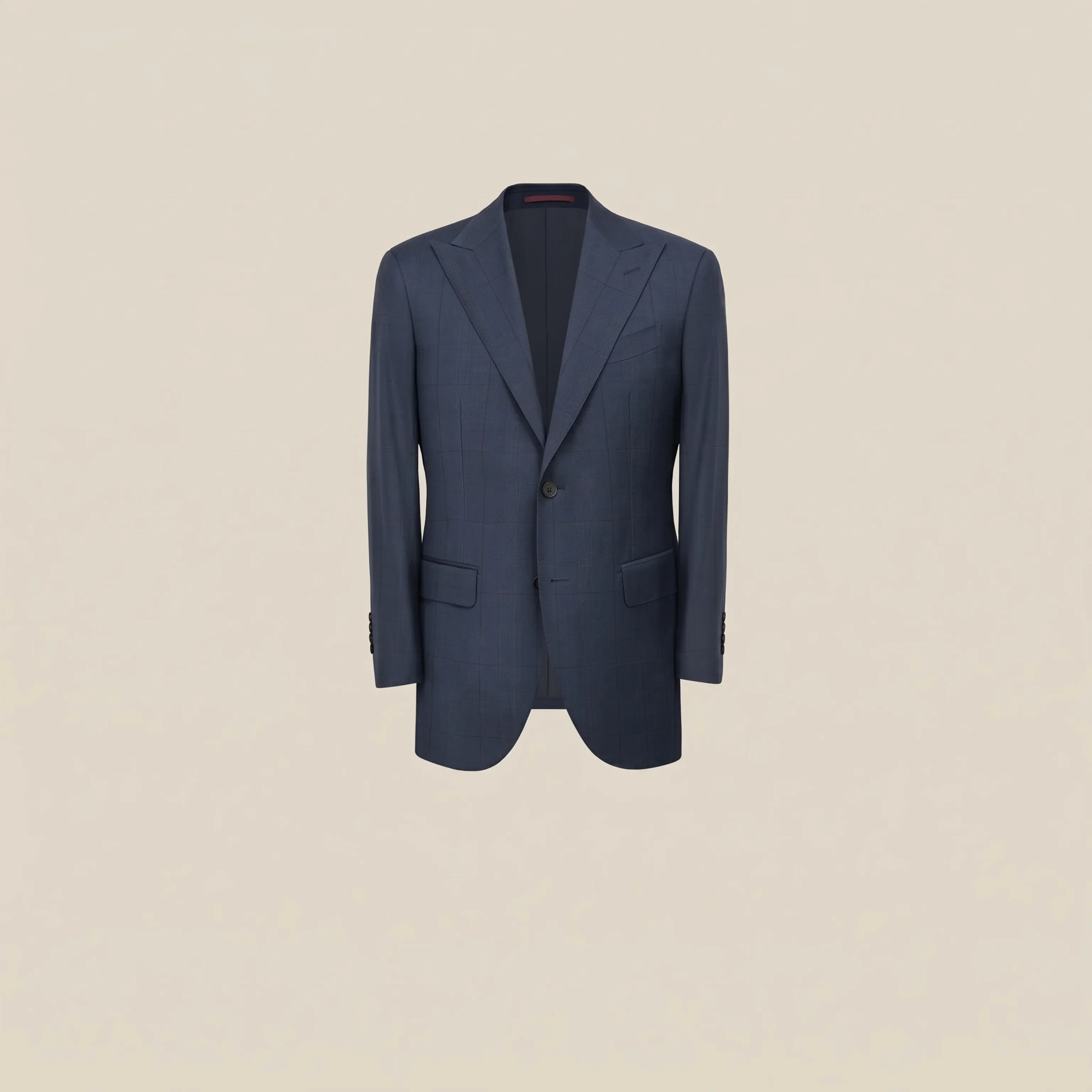 Prince-Check Peaked Lapel Suit - Image 5