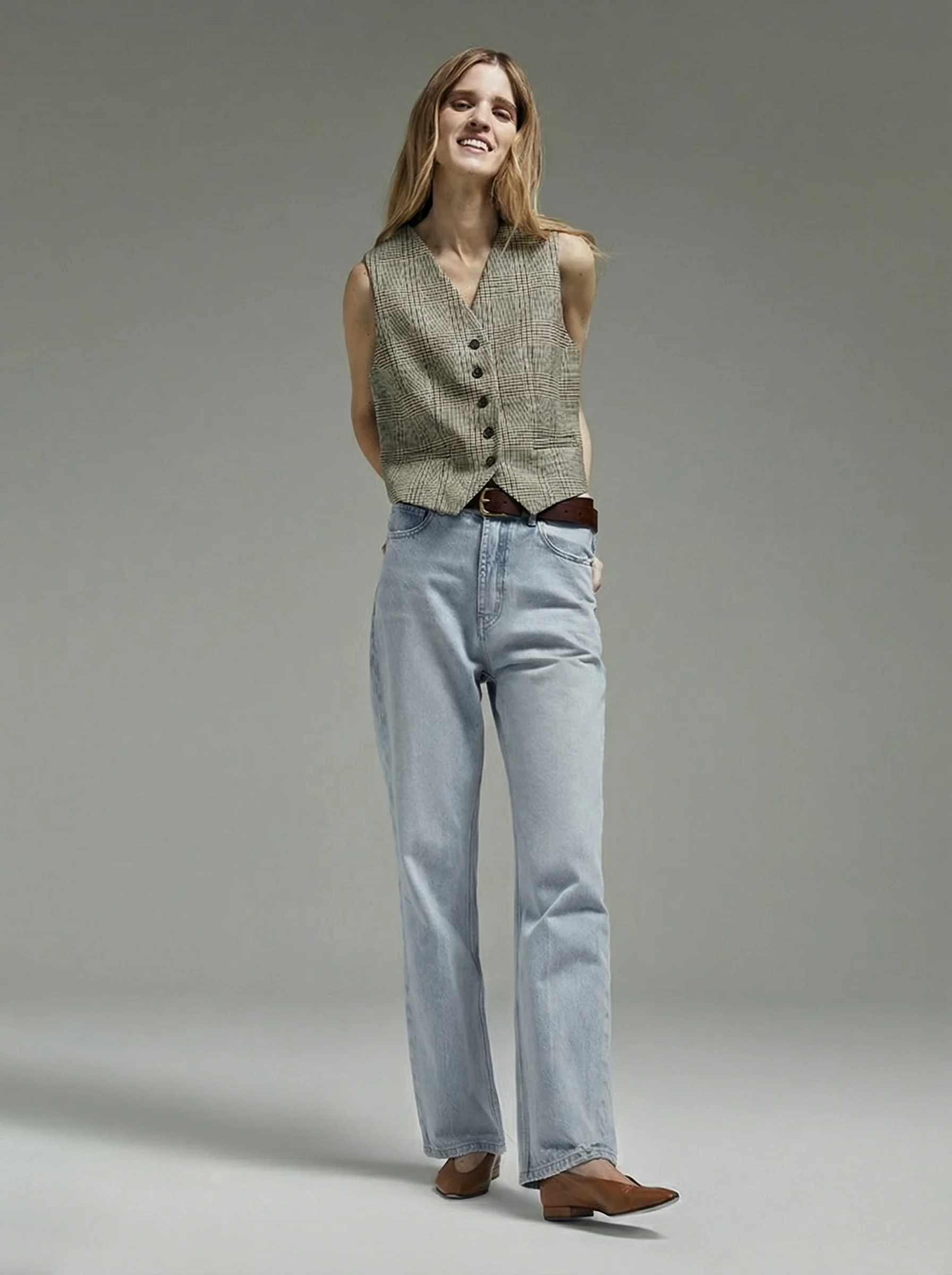 Prince Check Waistcoat - Image 2